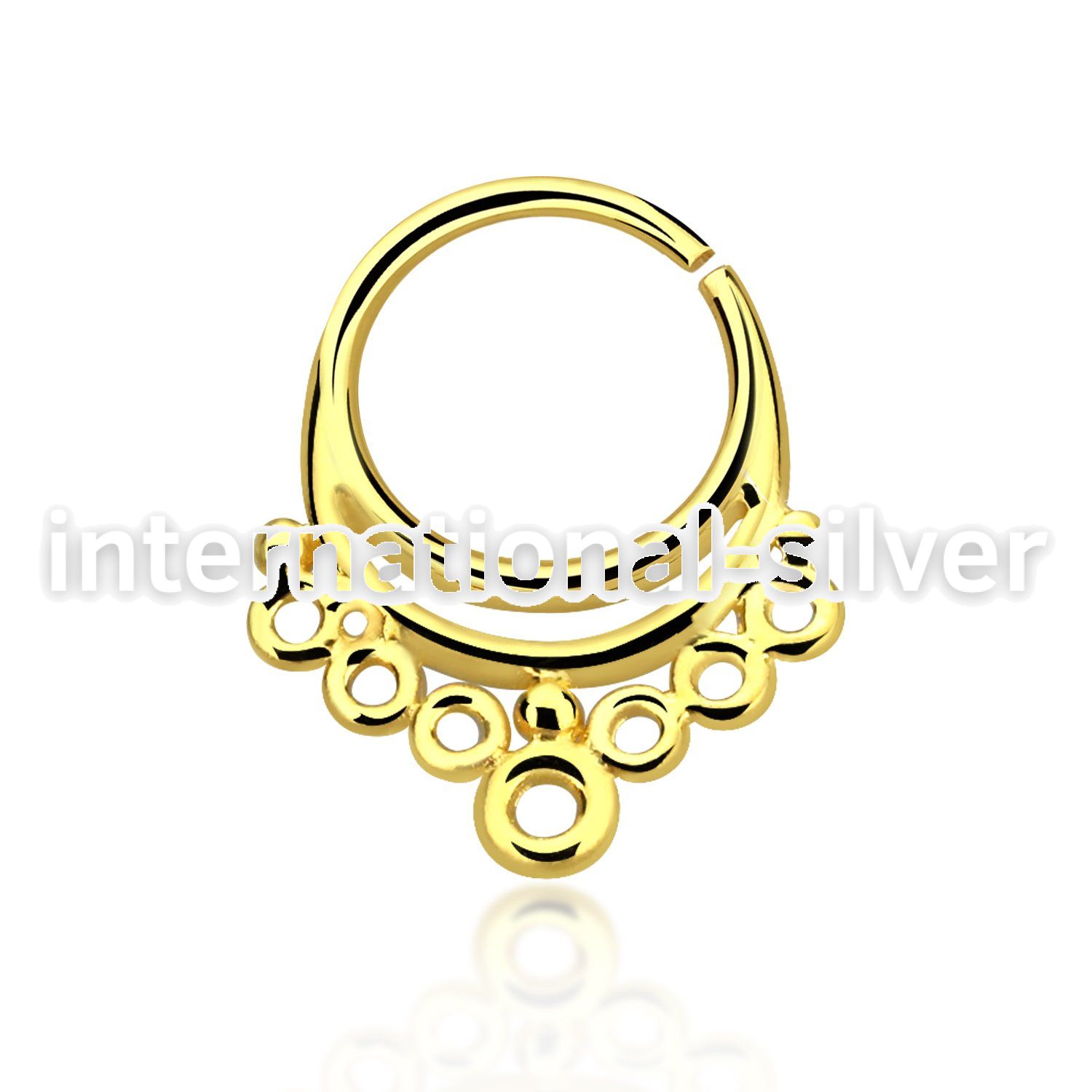 gpsepv1 seamless segment rings silver 925 septum