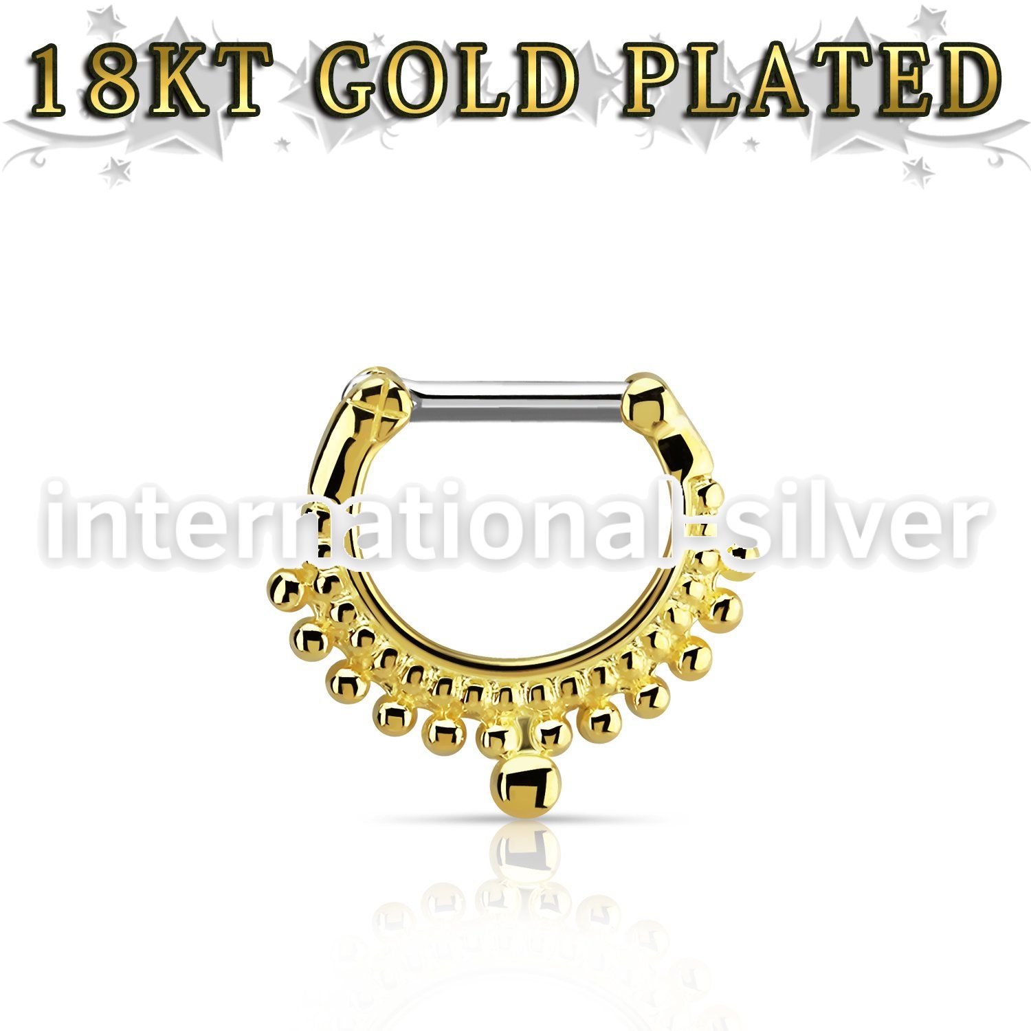 gsepm14 straight barbells silver 925 septum