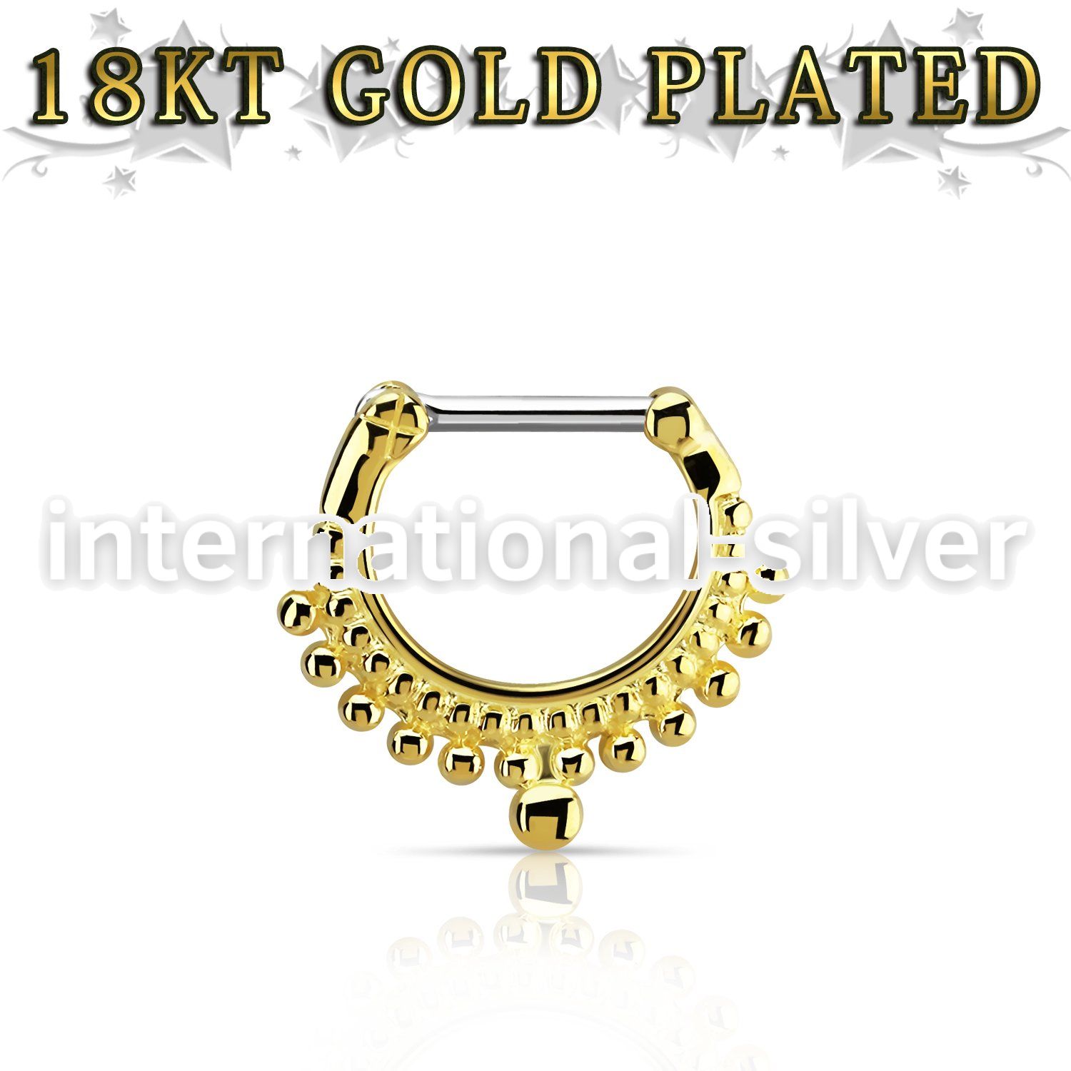 gsepm16 straight barbells silver 925 septum