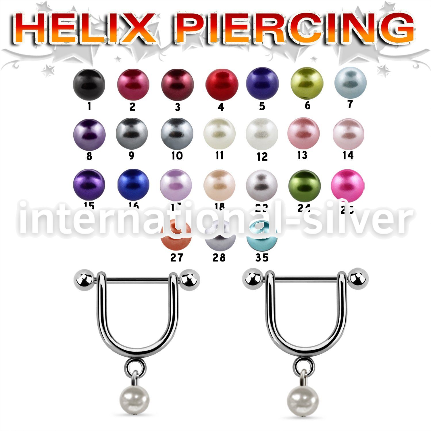 heud1 micro curved barbells surgical steel 316l helix