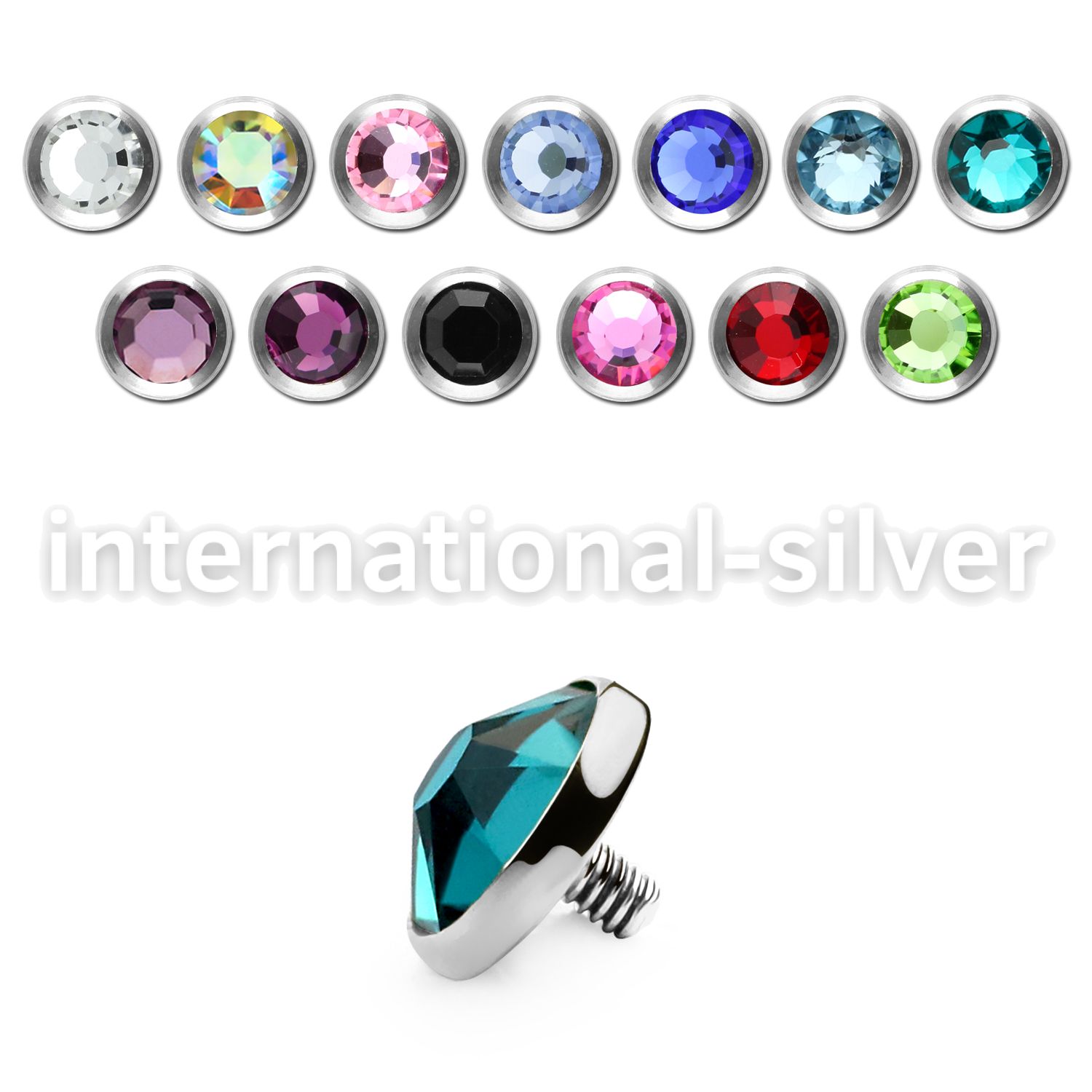 ijf5 dermals surgical steel 316l belly button