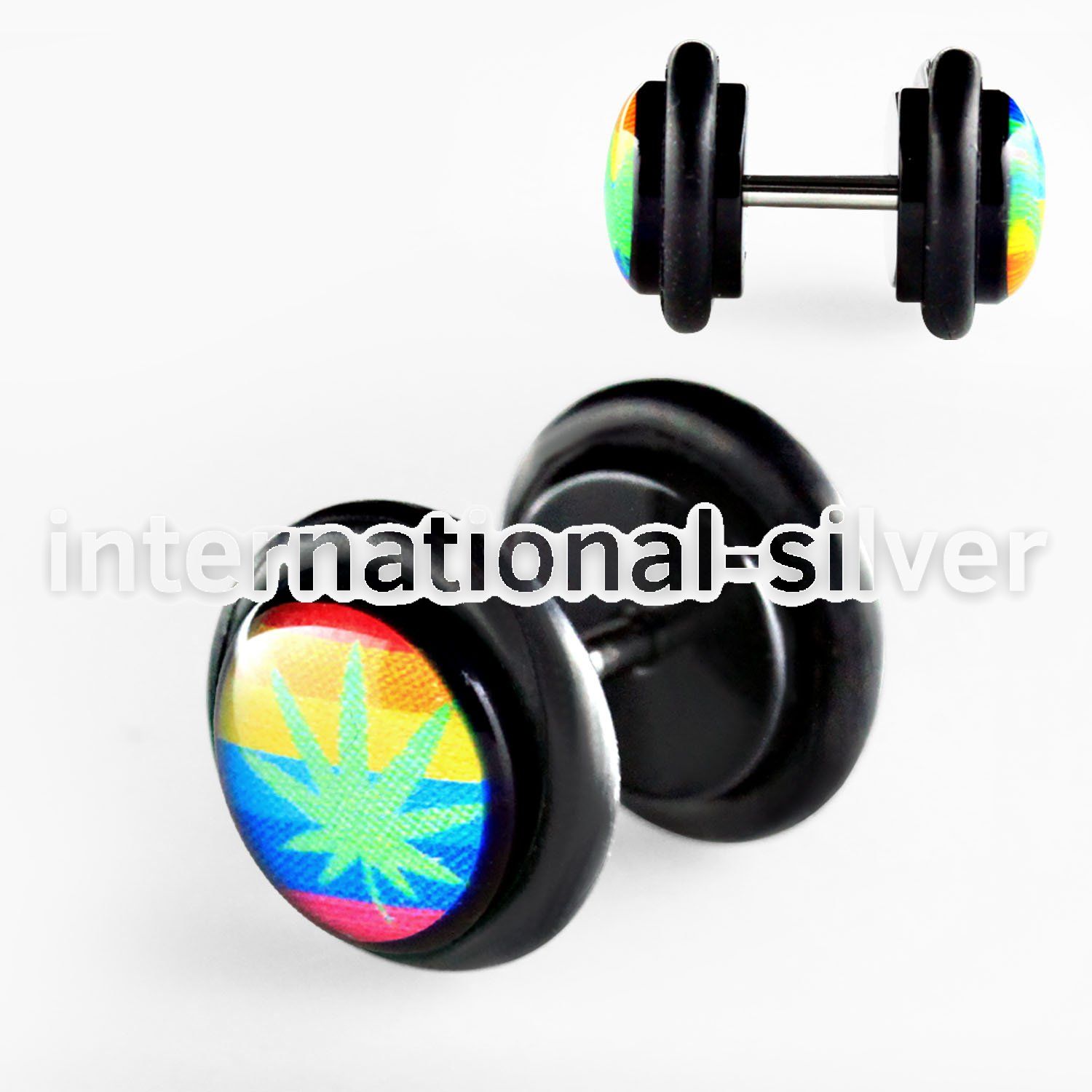 ilvgr2 cheaters  illusion plugs and tapers acrylic body jewelry belly button