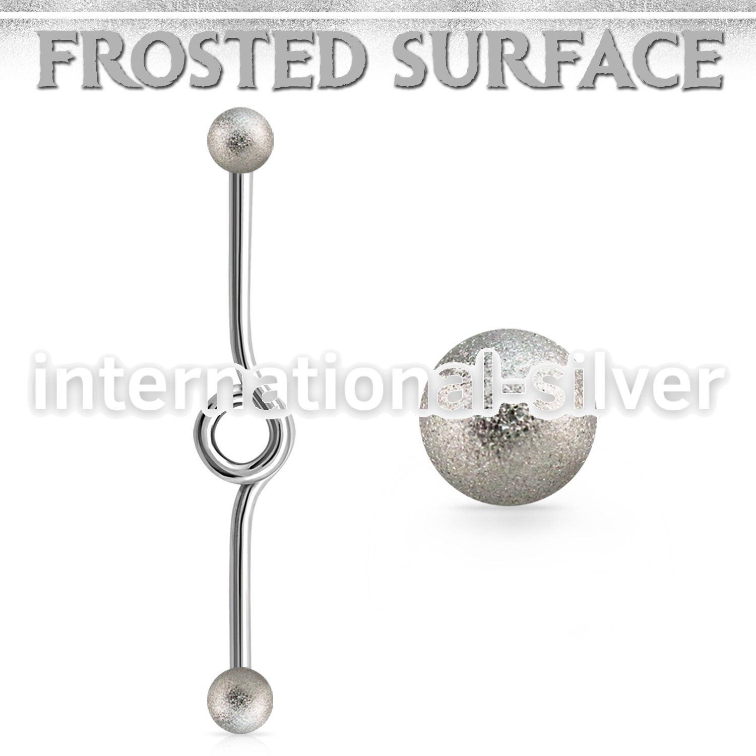 inbfo5 straight barbells surgical steel 316l helix