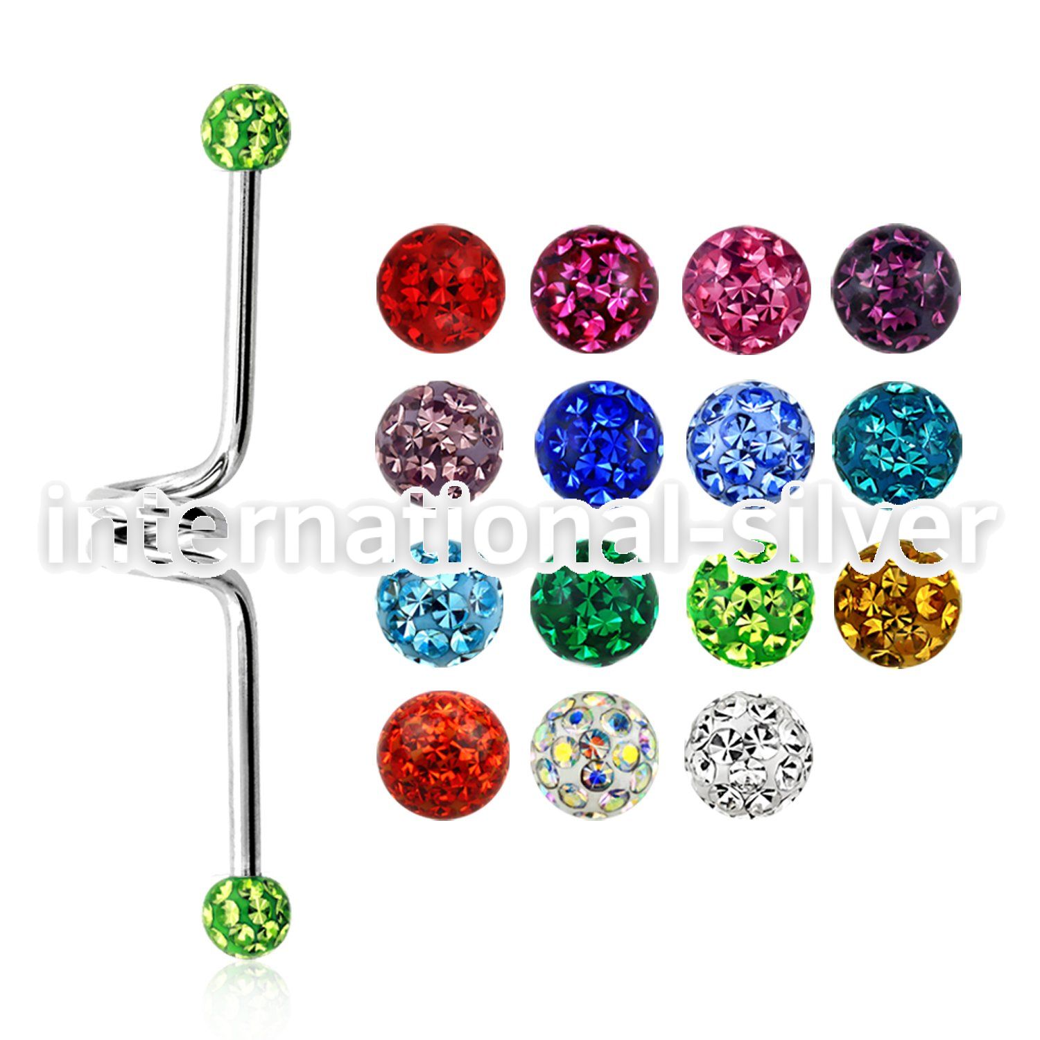 incfr5 straight barbells surgical steel 316l 