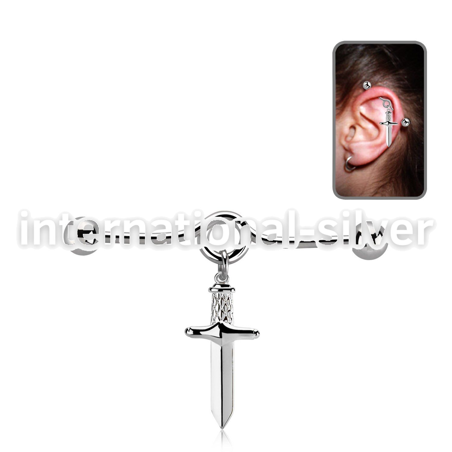 indd17 surgical steel barbells ear othershelix piercing