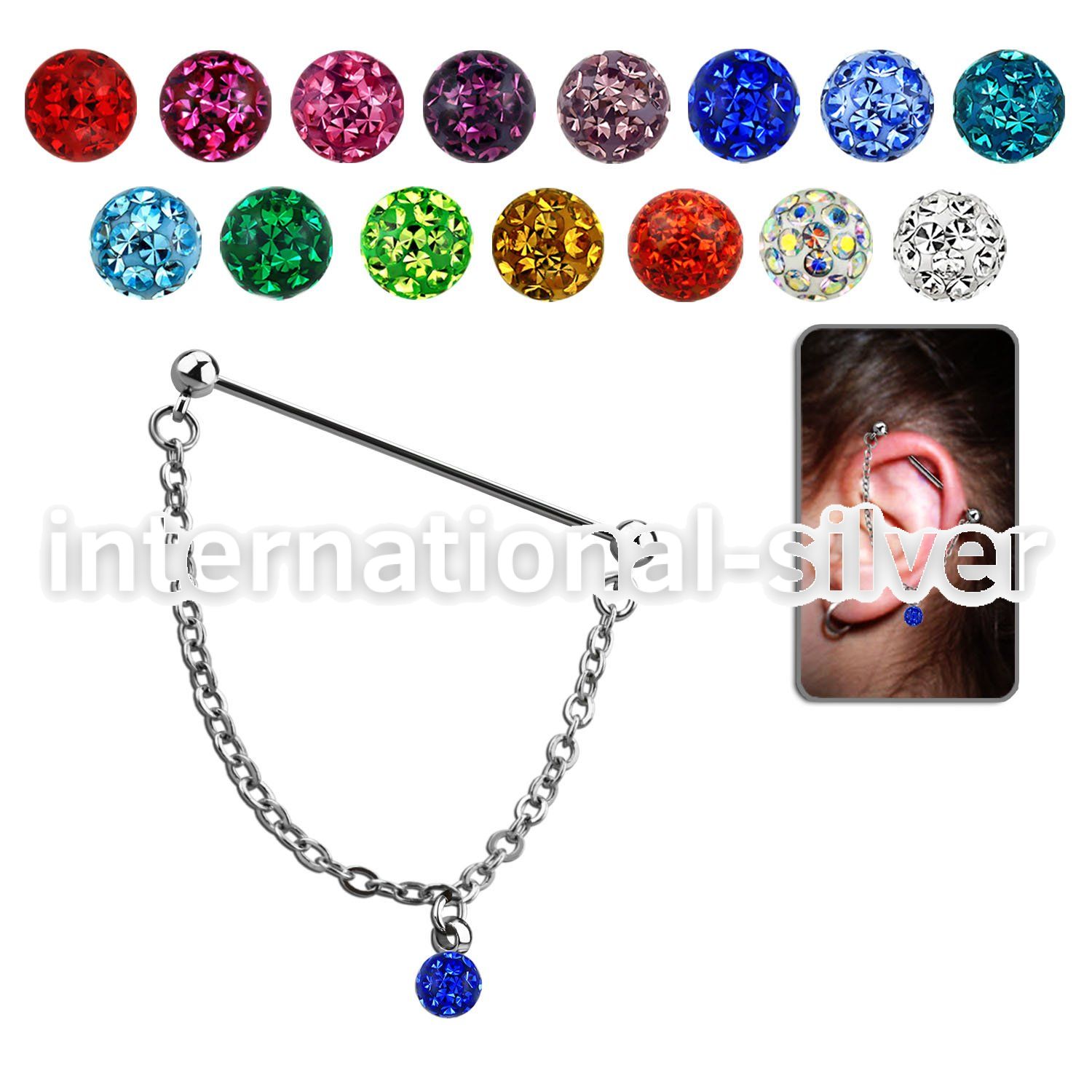 indsd1 straight barbells surgical steel 316l 