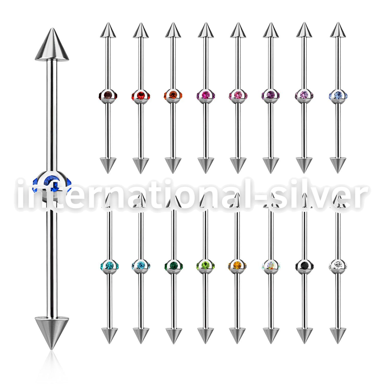 indsh18 straight barbells surgical steel 316l 
