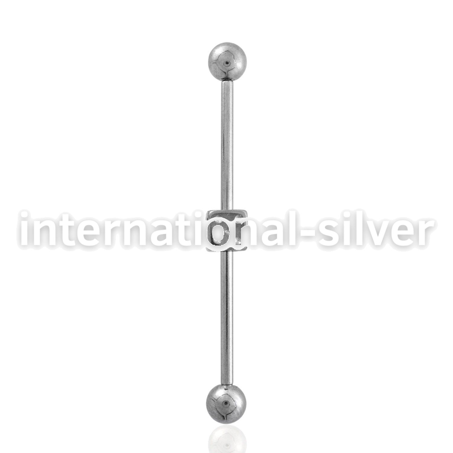 indsh1 straight barbells surgical steel 316l 