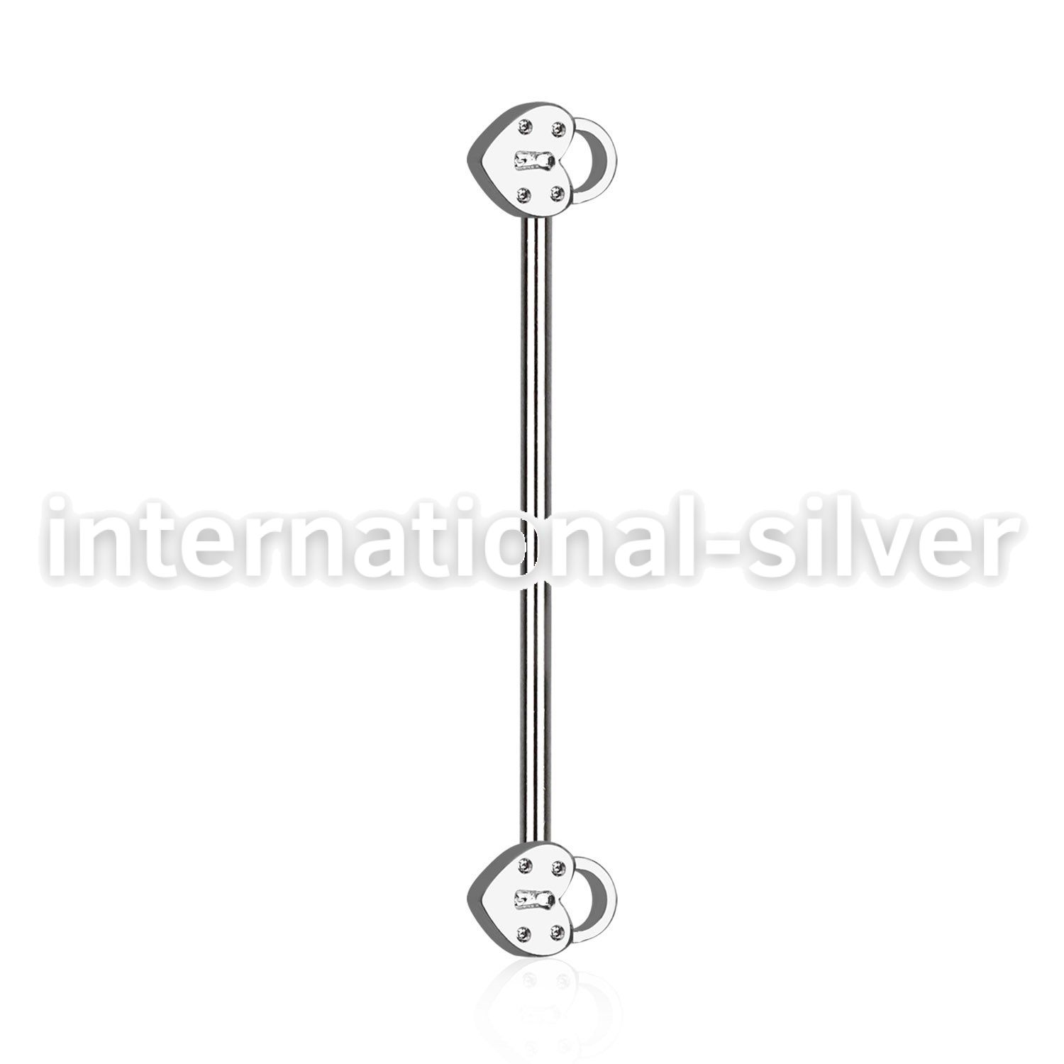 indsh28 straight barbells surgical steel 316l helix