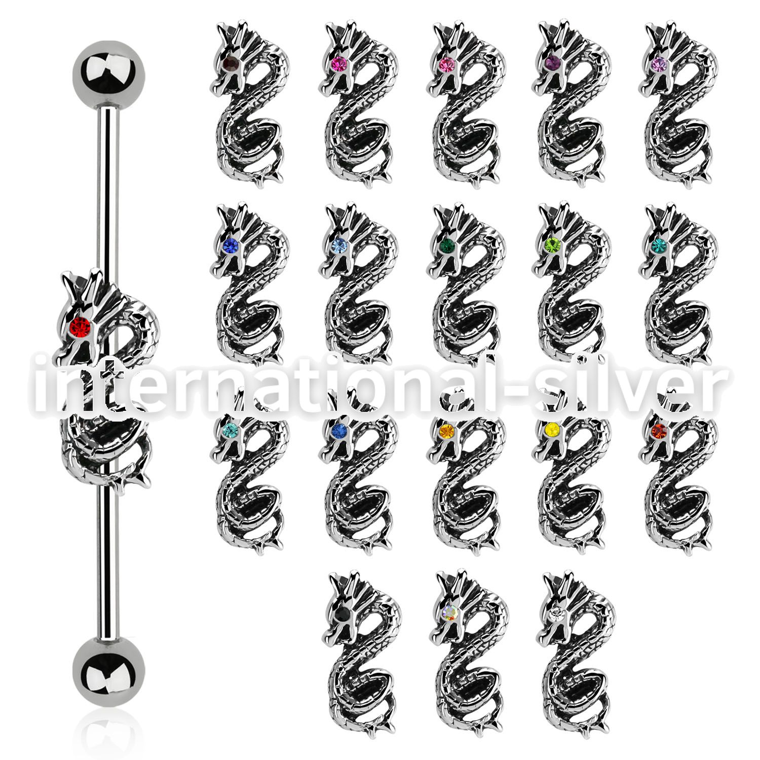 indsh35 surgical steel barbells ear othershelix piercing