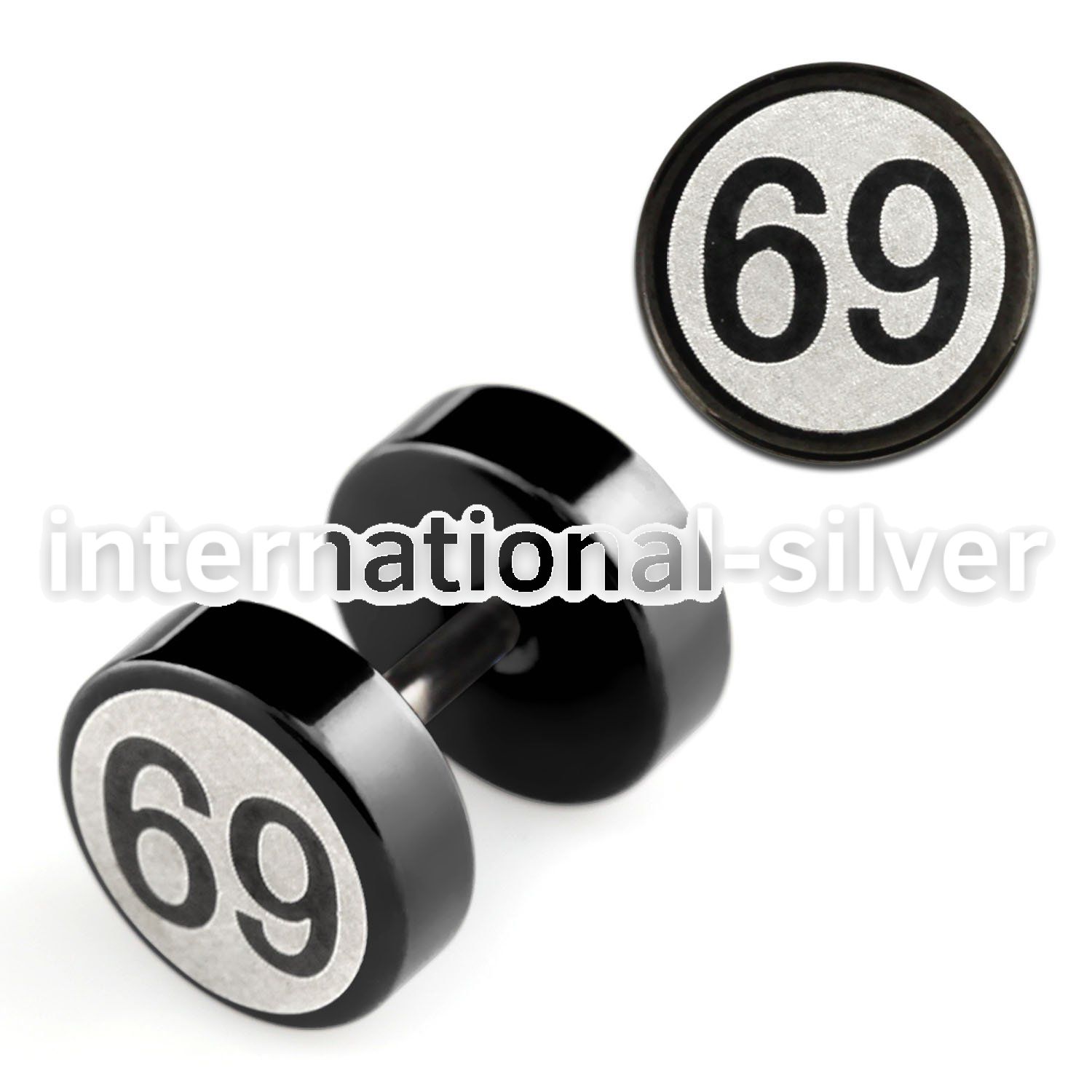 ipls10 cheaters  illusion plugs and tapers anodized surgical steel 316l ear lobe