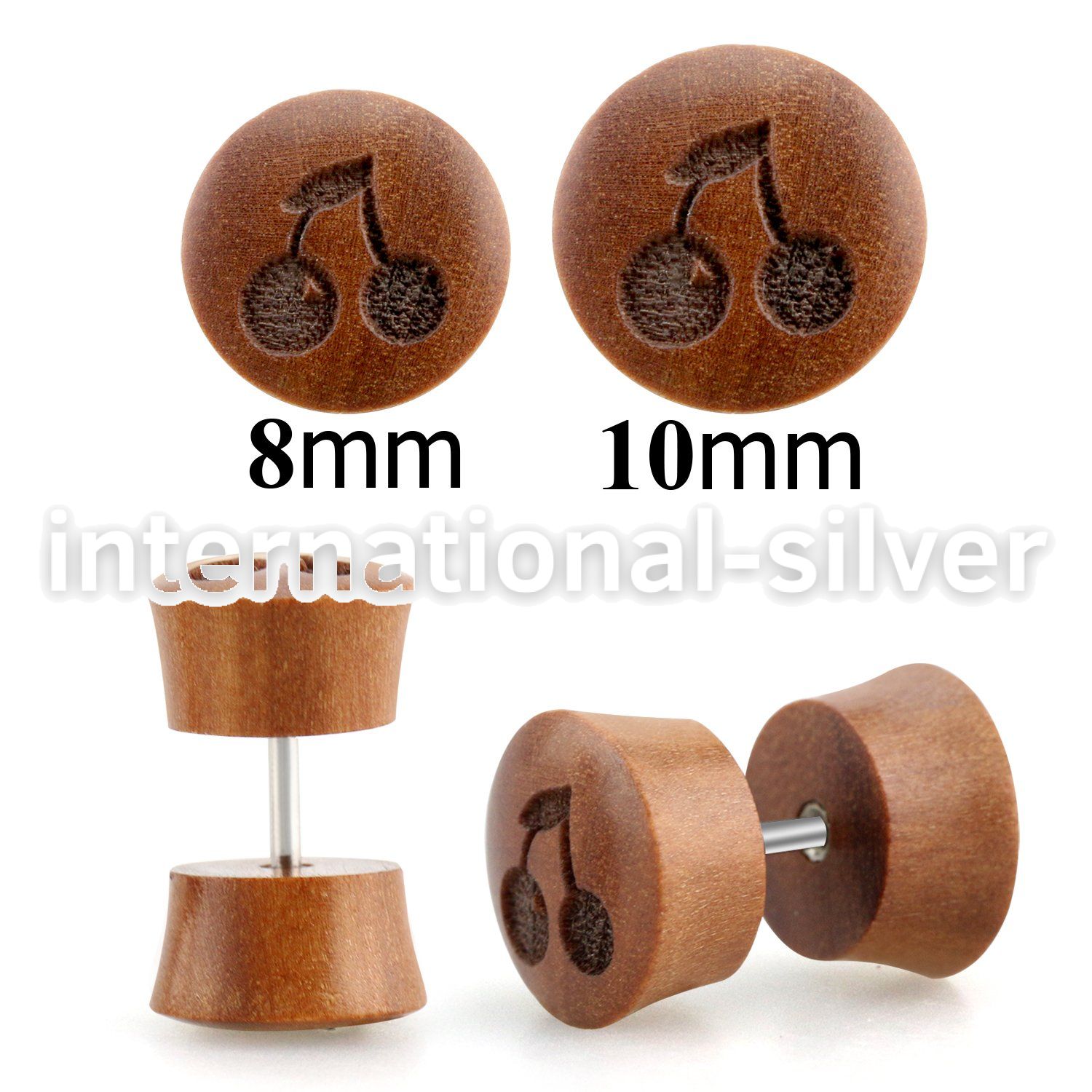 iplswd cheaters  illusion plugs and tapers organic body jewelry ear lobe