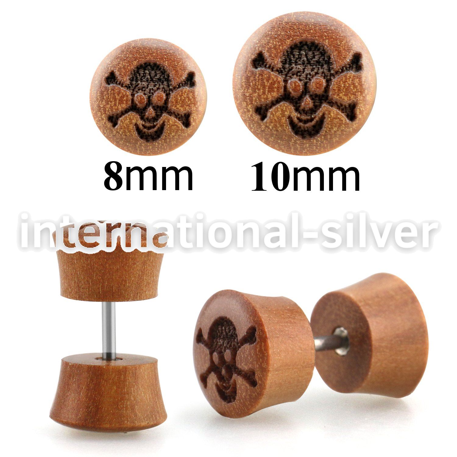 iplswj cheaters  illusion plugs and tapers organic body jewelry ear lobe