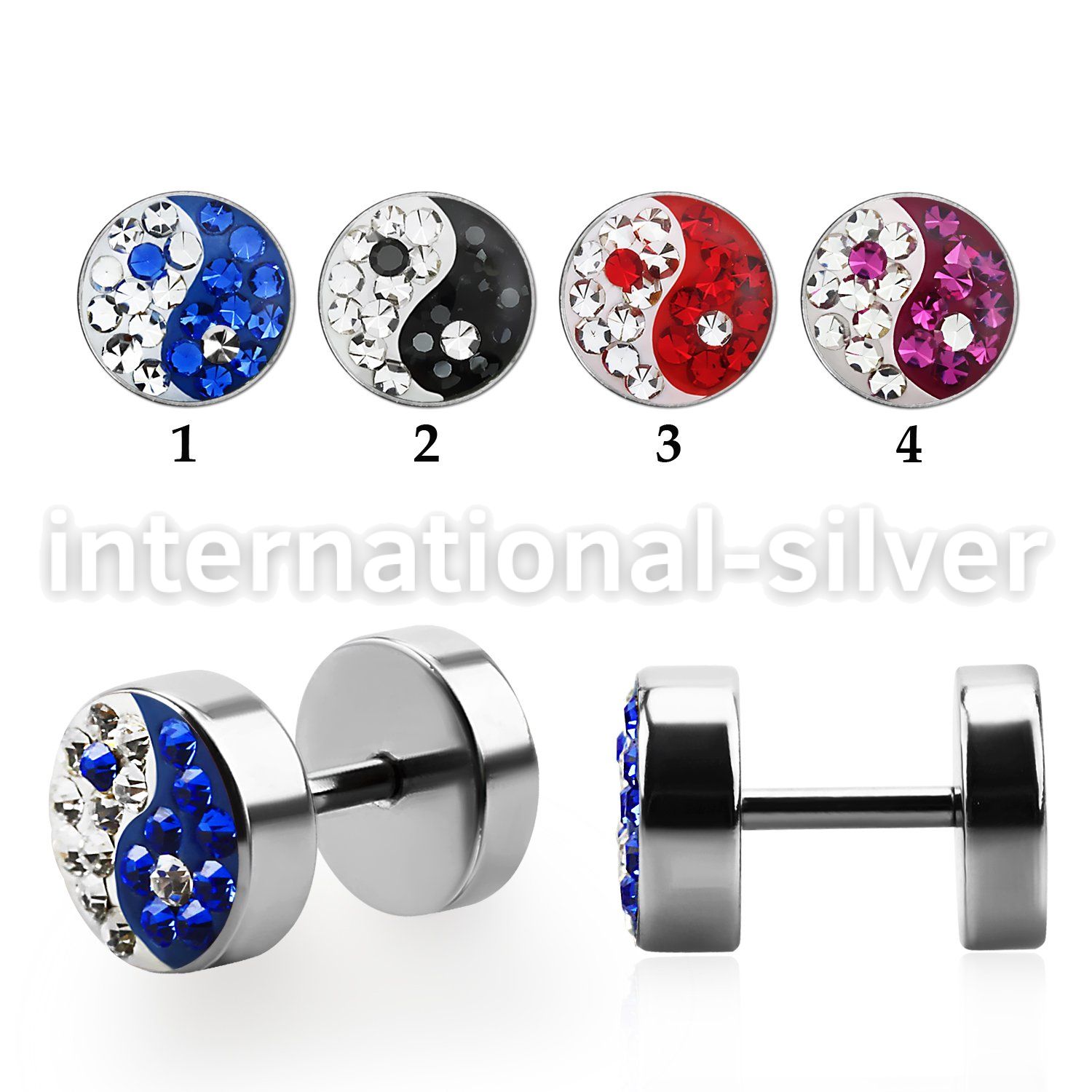 ipmcyy cheaters  illusion plugs and tapers surgical steel 316l belly button