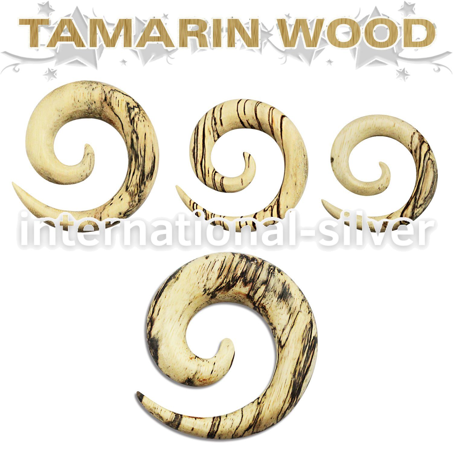 iptm tapers organic body jewelry ear lobe