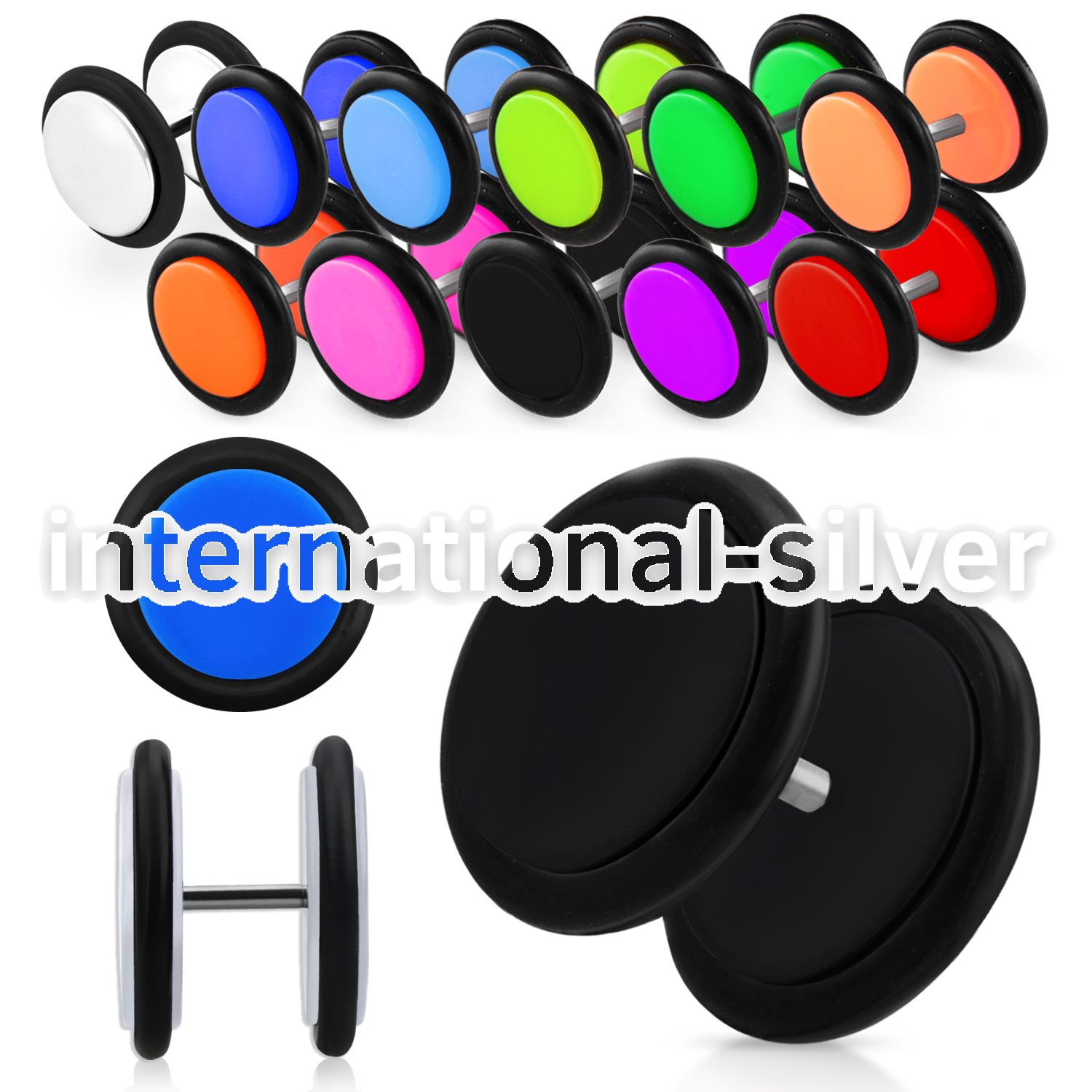 ipvr cheaters  illusion plugs and tapers acrylic body jewelry belly button