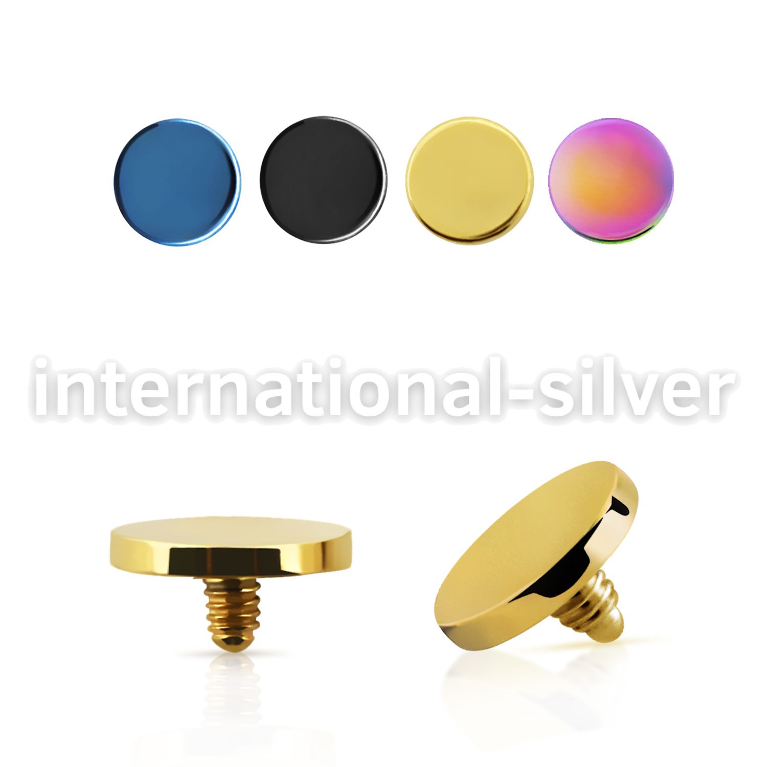 ite4 dermals anodized surgical steel 316l belly button