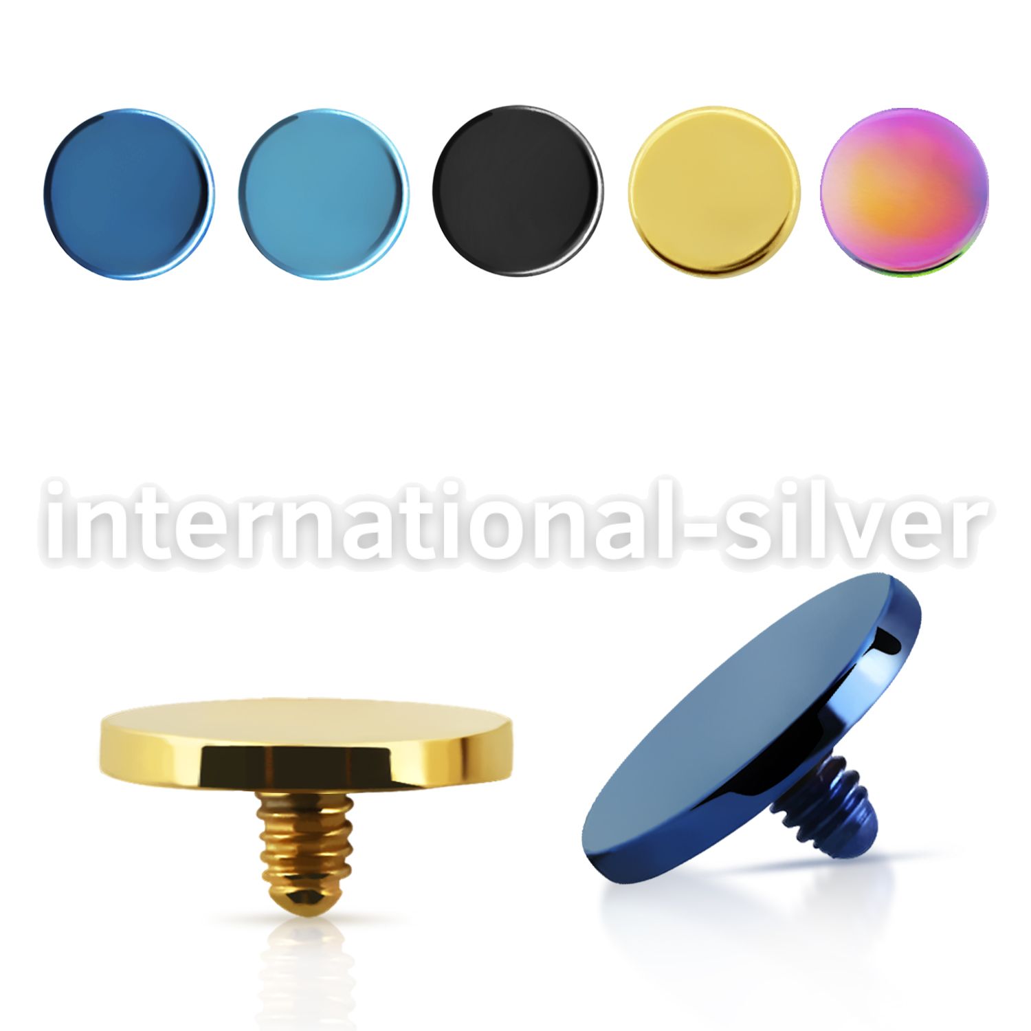 ite5 dermals anodized surgical steel 316l belly button