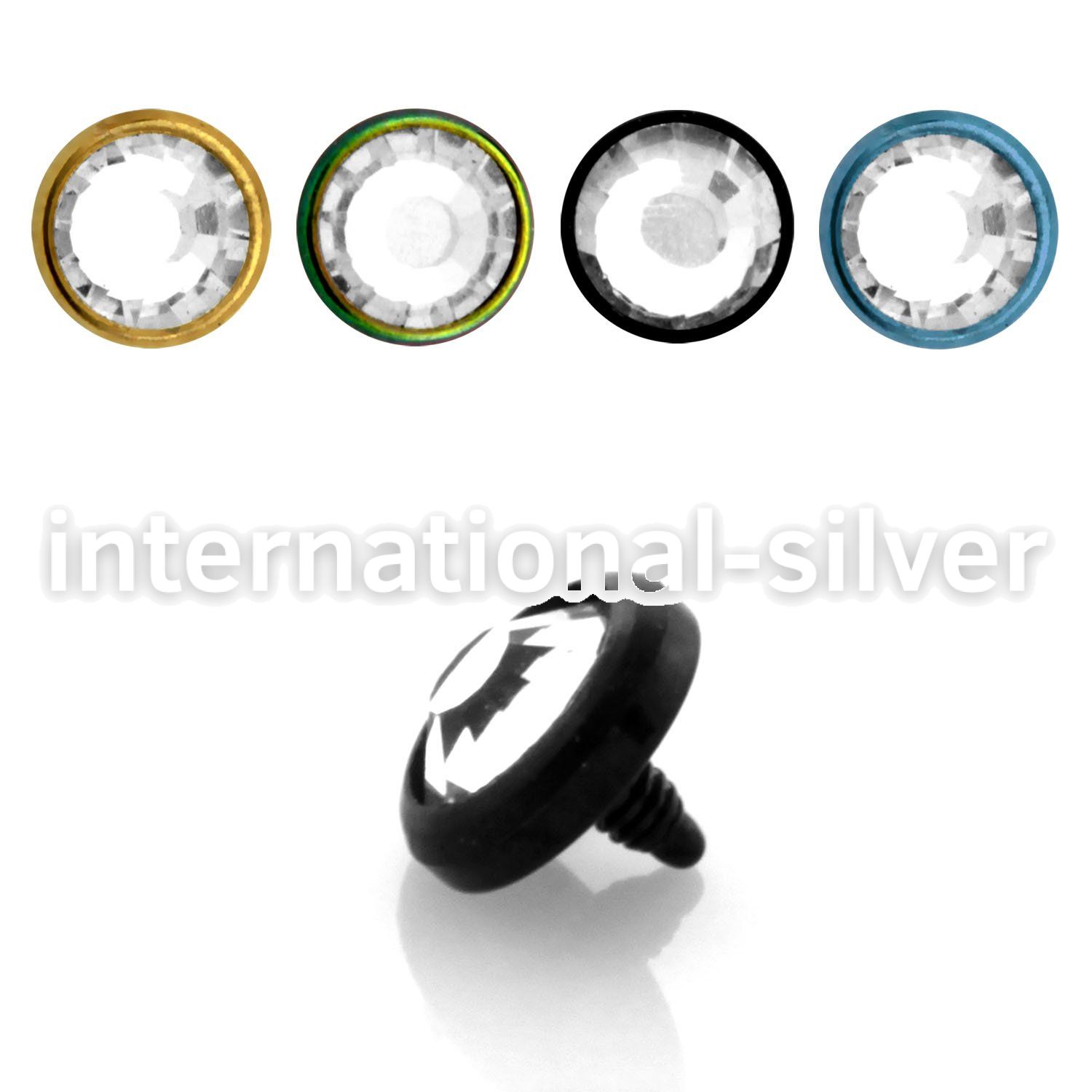 itjf5 dermals anodized surgical steel 316l belly button