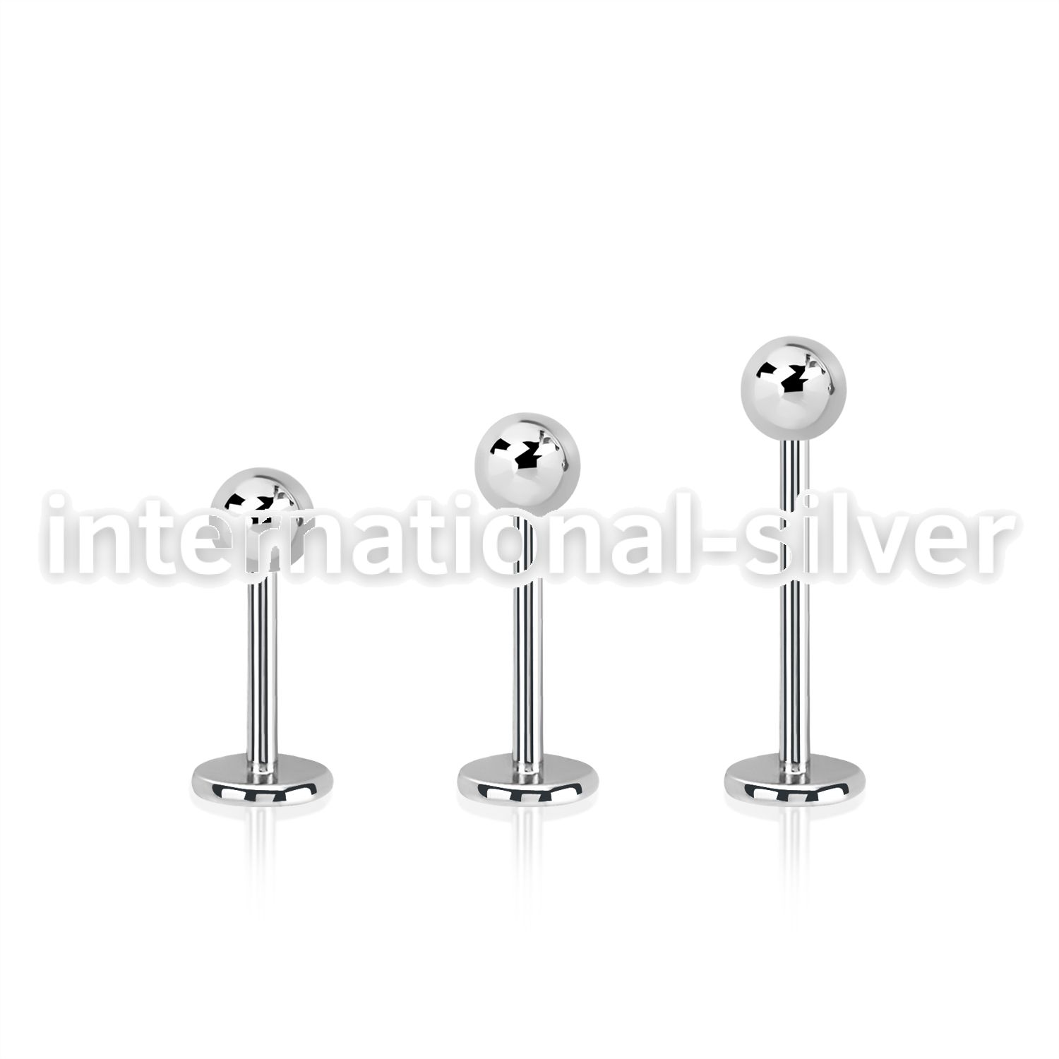 lb20b surgical steel labrets lower lip tragus upper lip monroe piercing