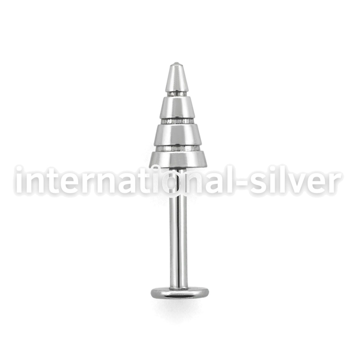 lbcn4b labrets lip rings surgical steel 316l labrets chin