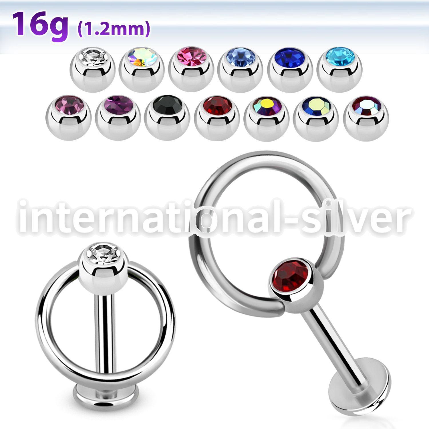 lbcsl labrets lip rings surgical steel 316l labrets chin