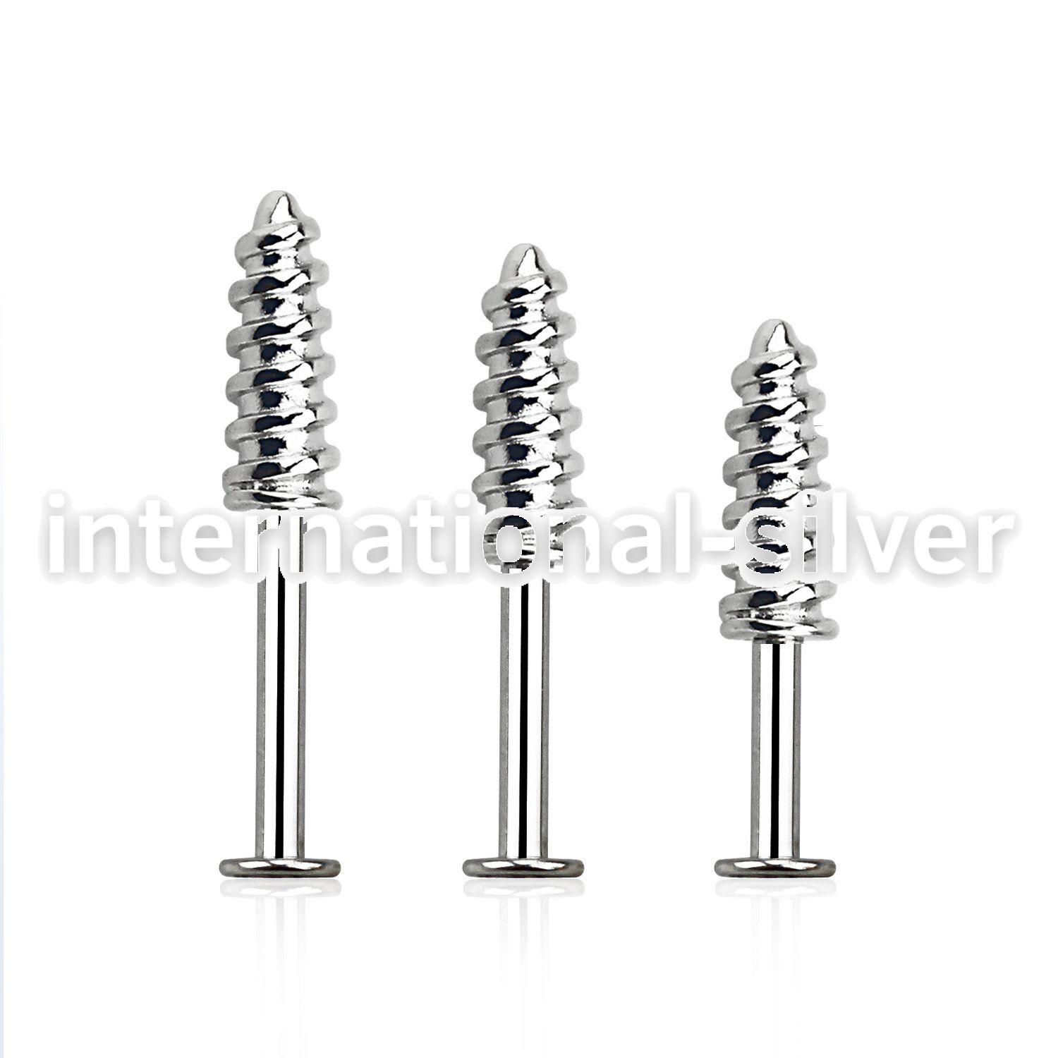 lbescw labrets lip rings surgical steel 316l labrets chin