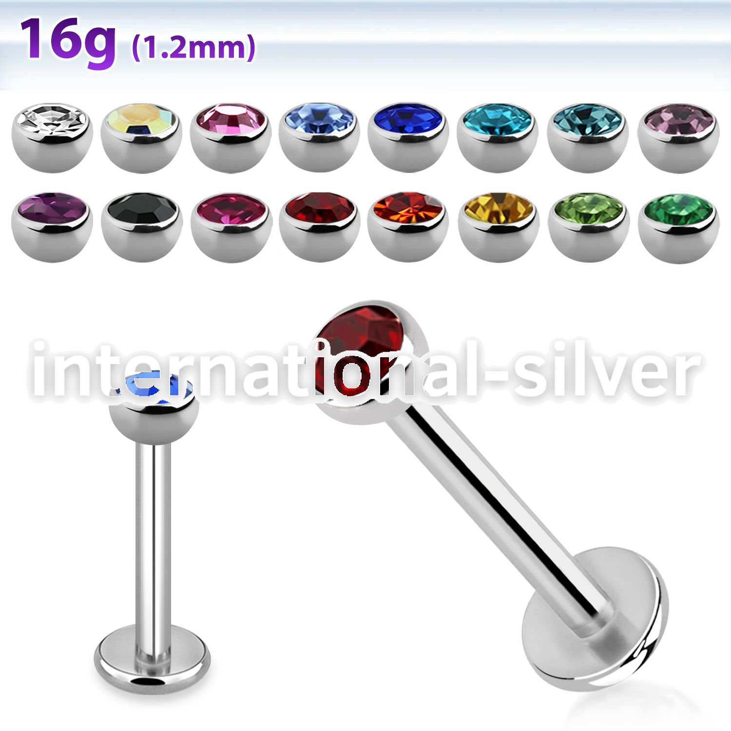 lbhjb3 labrets lip rings surgical steel 316l labrets chin