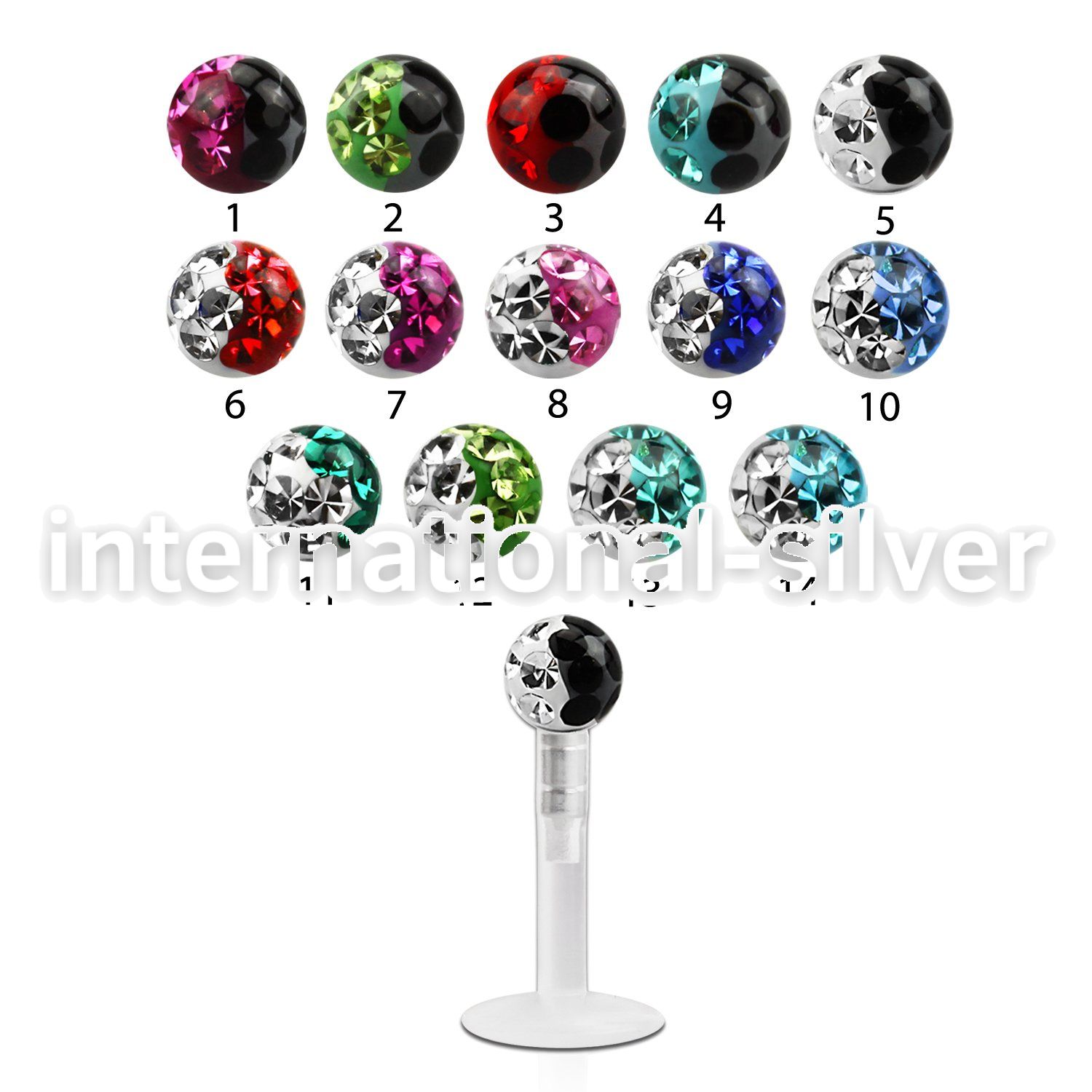 lbifr3e labrets lip rings bioflex ptfe labrets chin