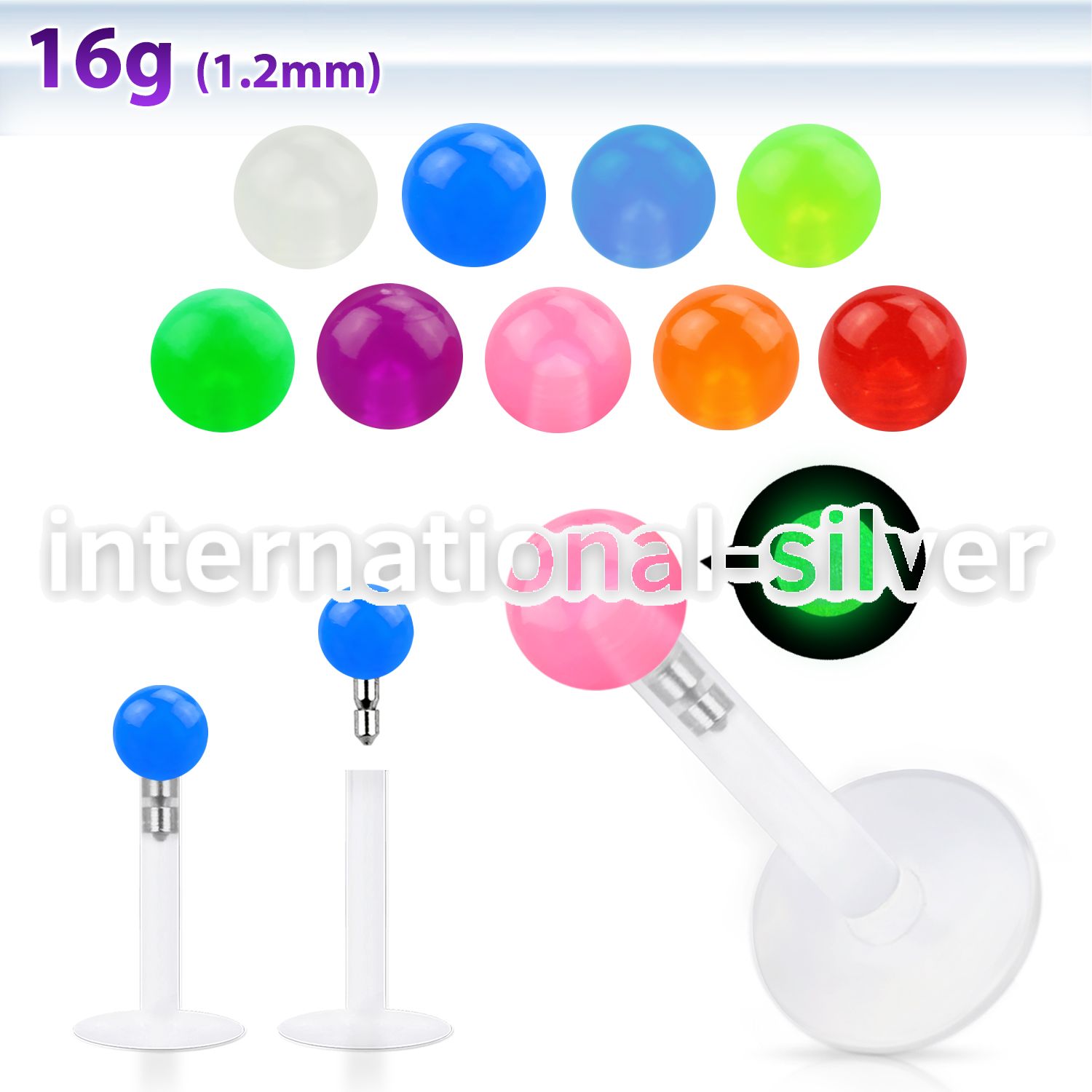 lbiglb3 labrets lip rings bioflex ptfe labrets chin