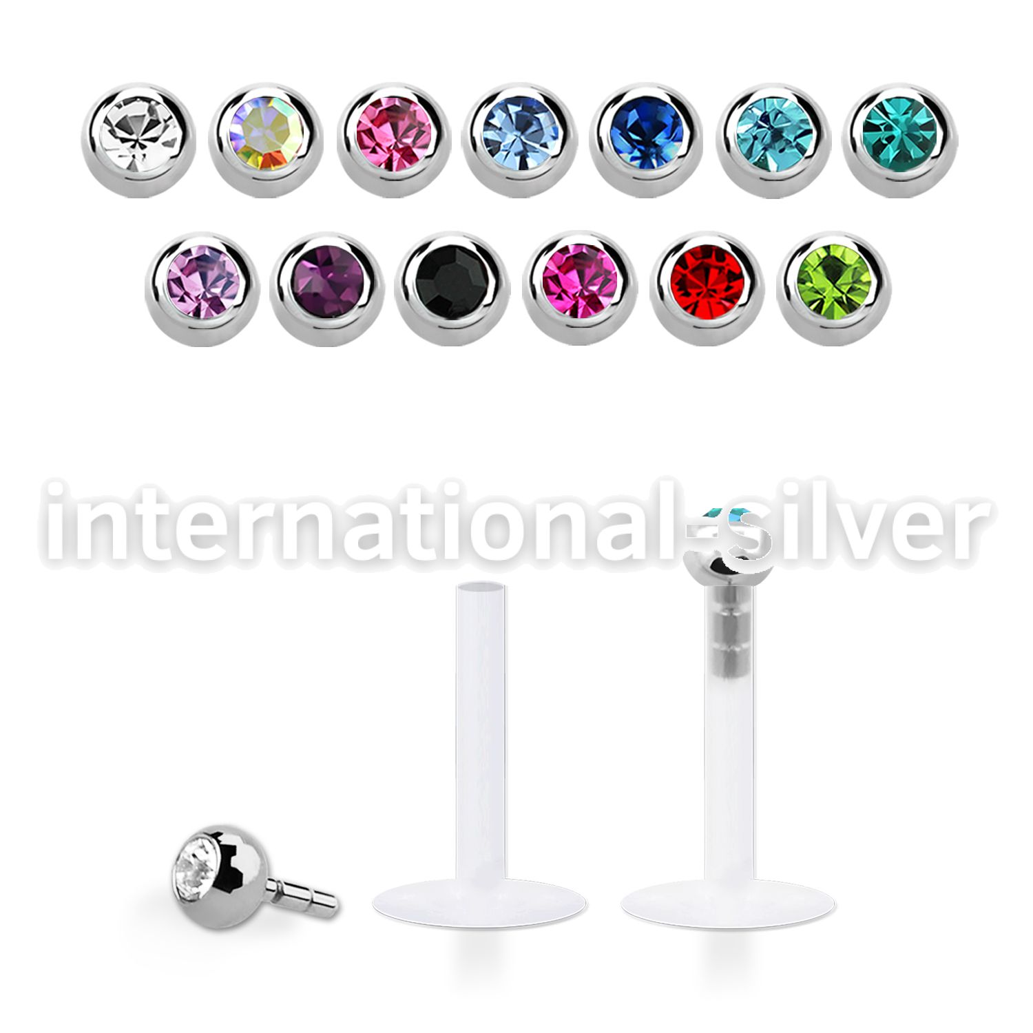 lbijb labrets lip rings bioflex ptfe labrets chin