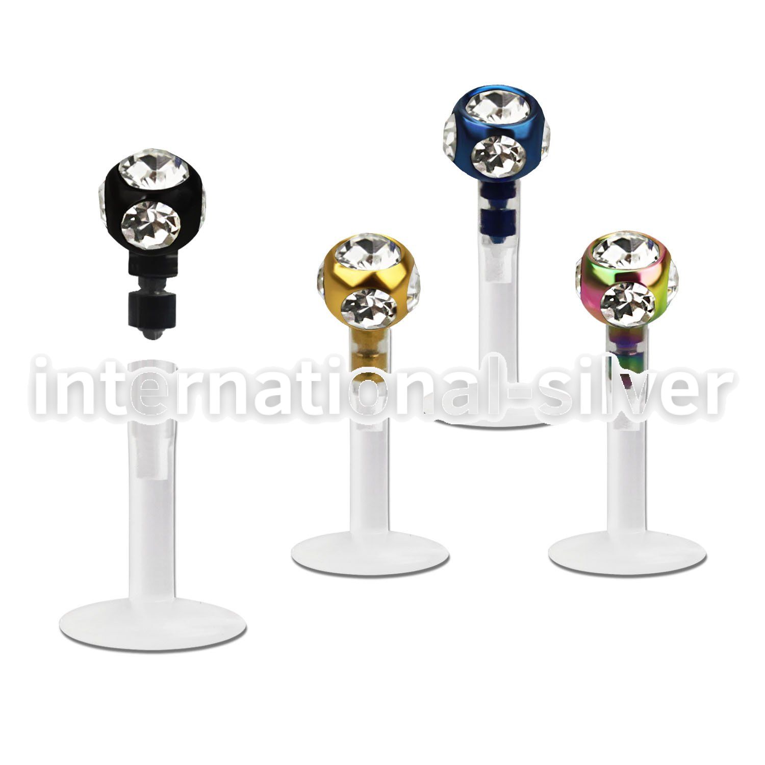 lbitca labrets lip rings bioflex ptfe labrets chin