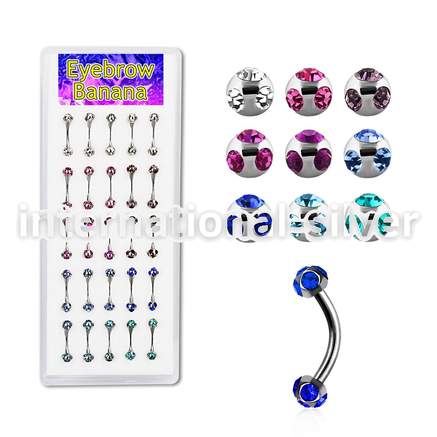 lbnec3 micro curved barbells surgical steel 316l eyebrow