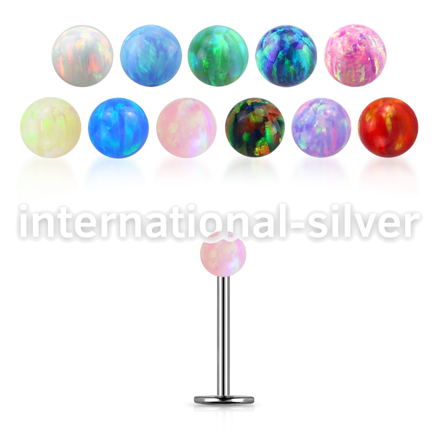 lbop3xs surgical steel labrets lower lip tragus upper lip monroe piercing