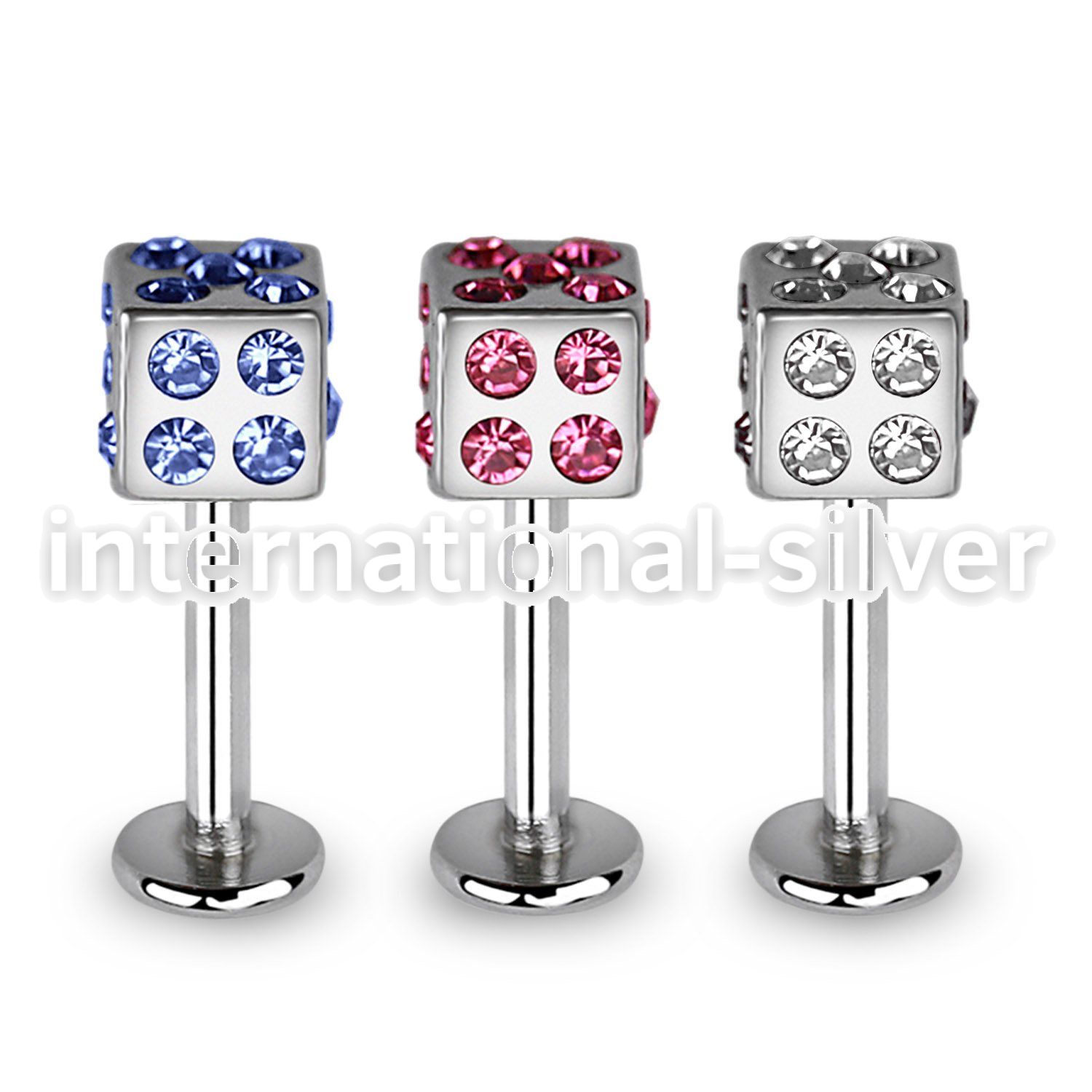 lbsdc4 labrets lip rings surgical steel 316l labrets chin