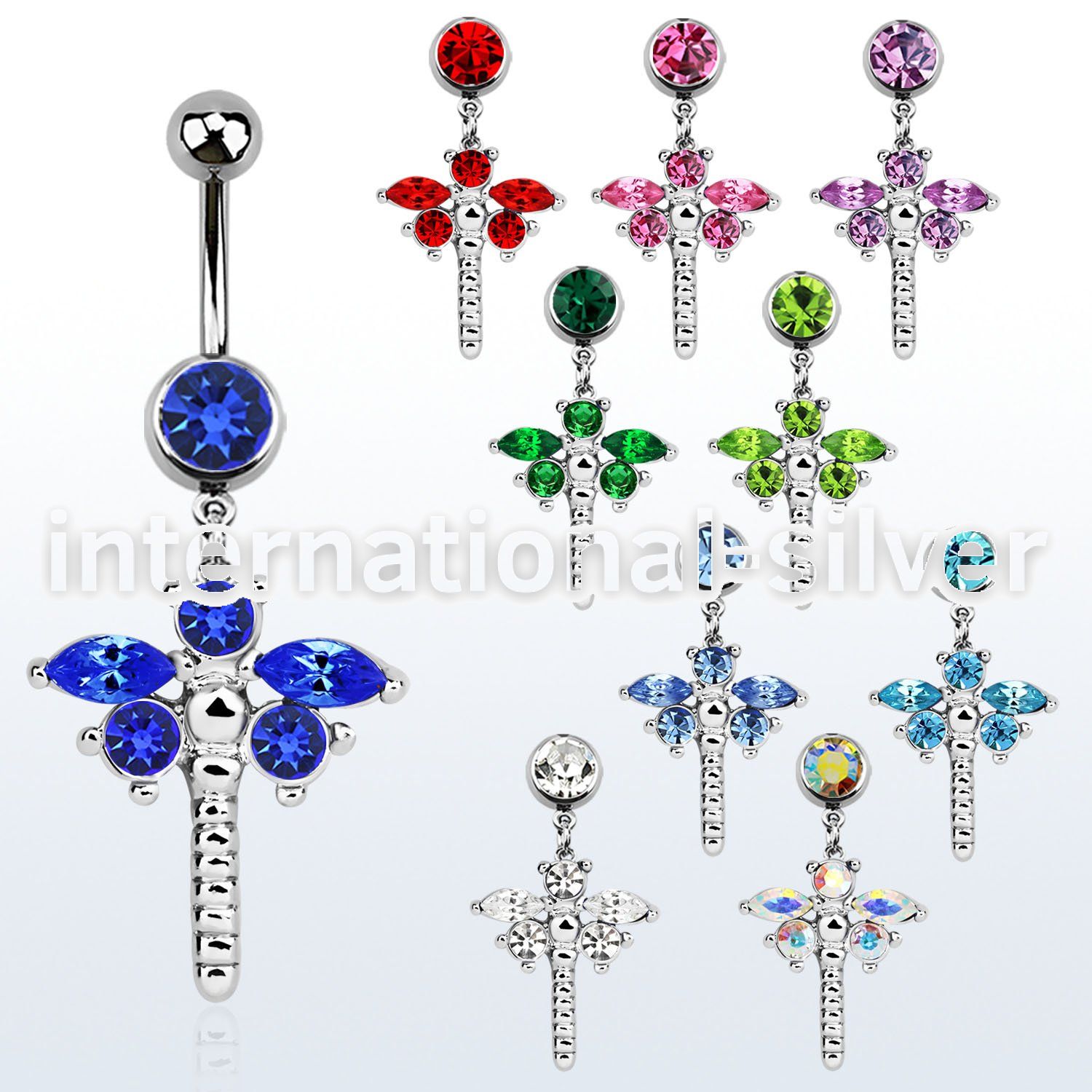 mcd008d belly rings surgical steel 316l belly button