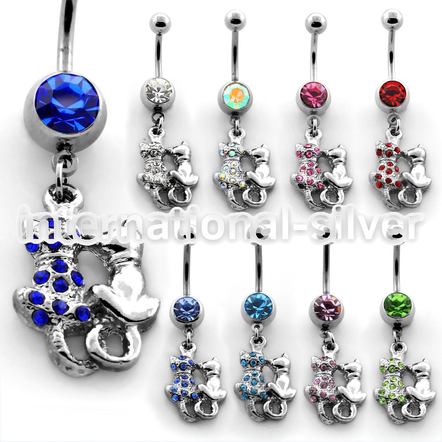 mcd2ct belly rings surgical steel 316l belly button