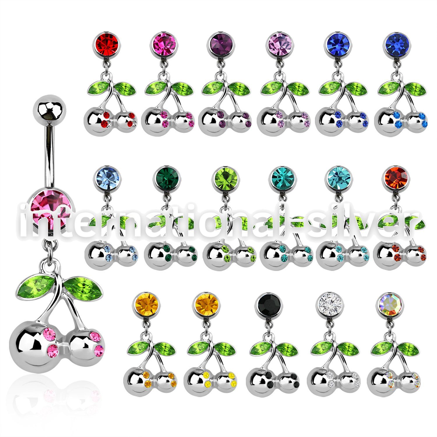 mcd361 belly rings surgical steel 316l belly button