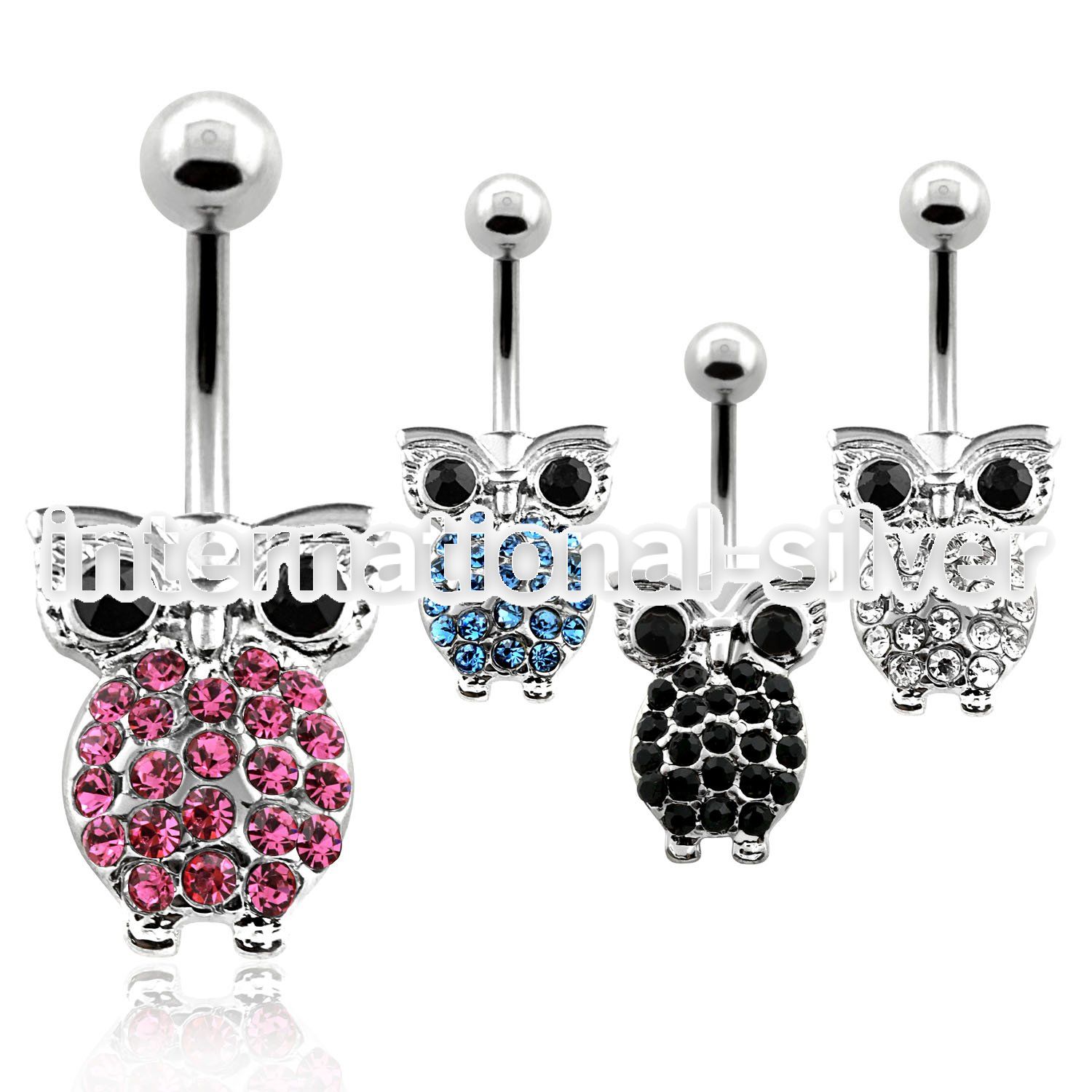 mcd451 belly rings surgical steel 316l belly button
