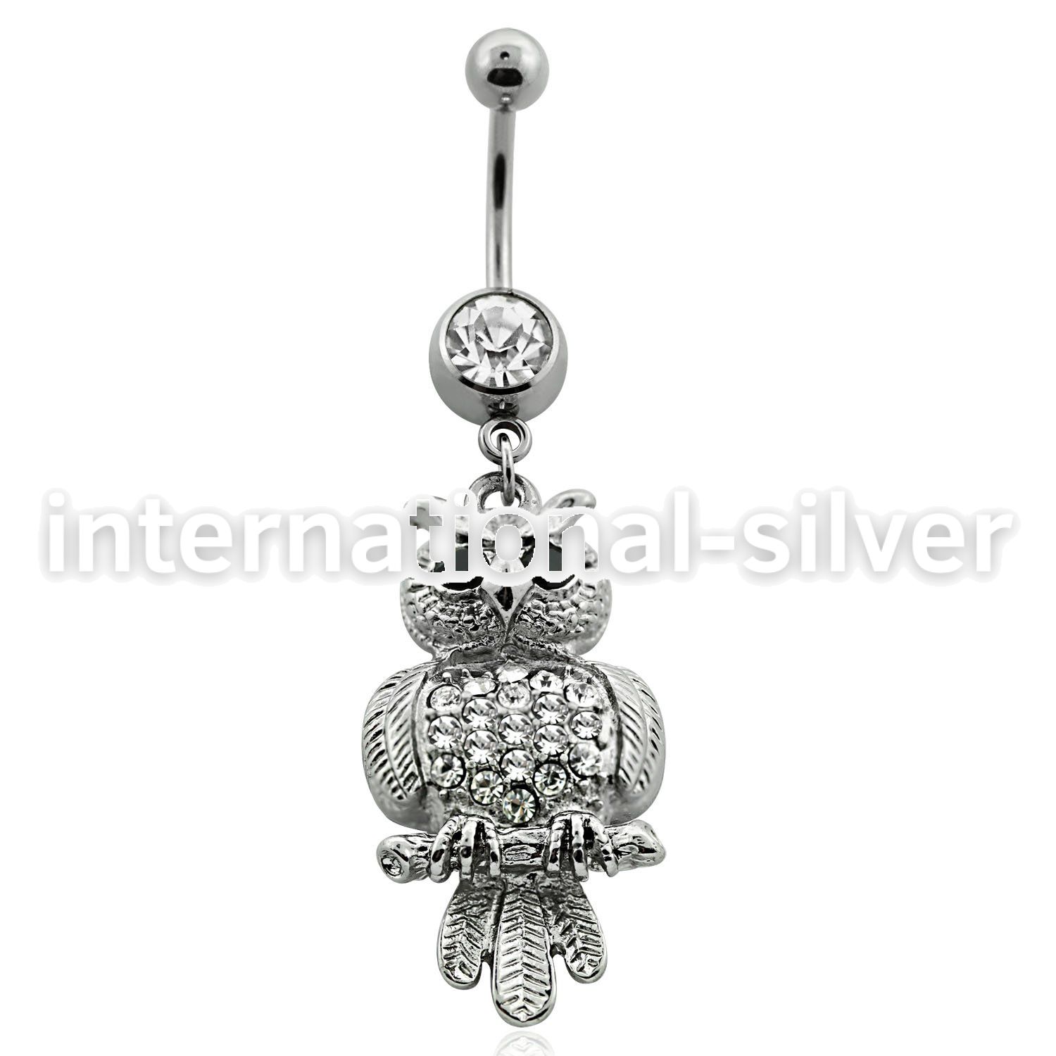 mcd468 belly rings surgical steel 316l belly button
