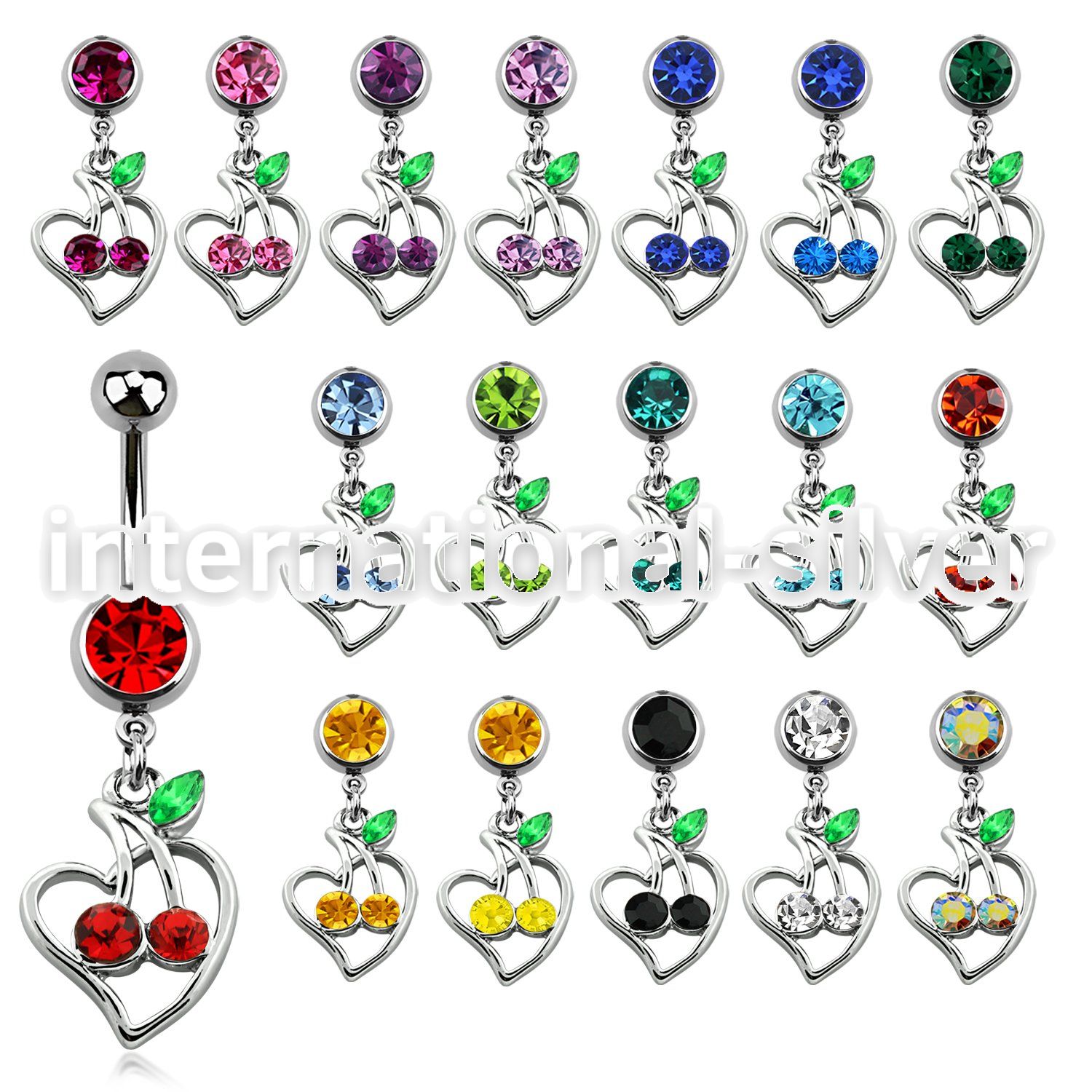 mcd474 belly rings surgical steel 316l belly button