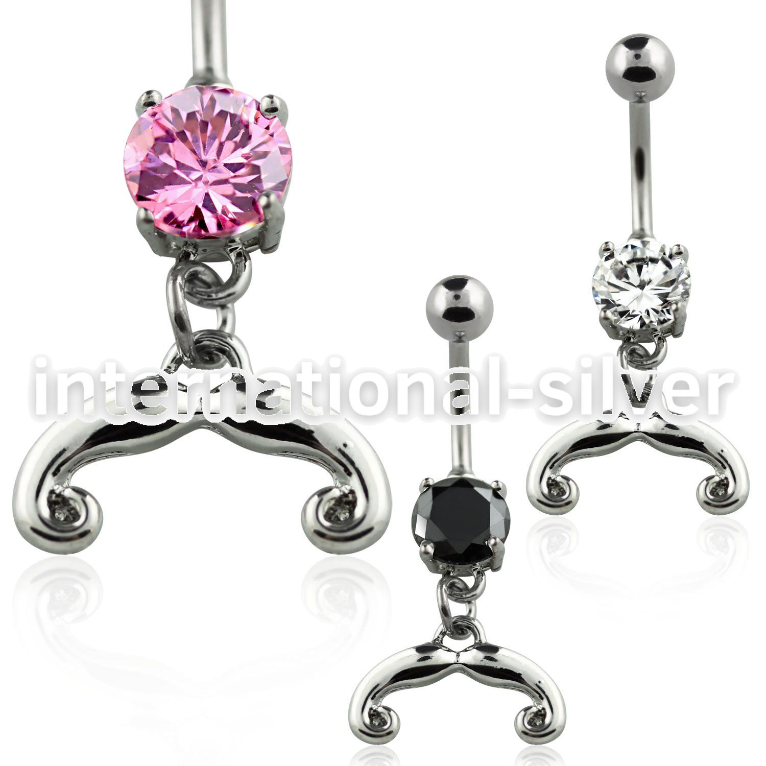 mcd516 belly rings surgical steel 316l belly button