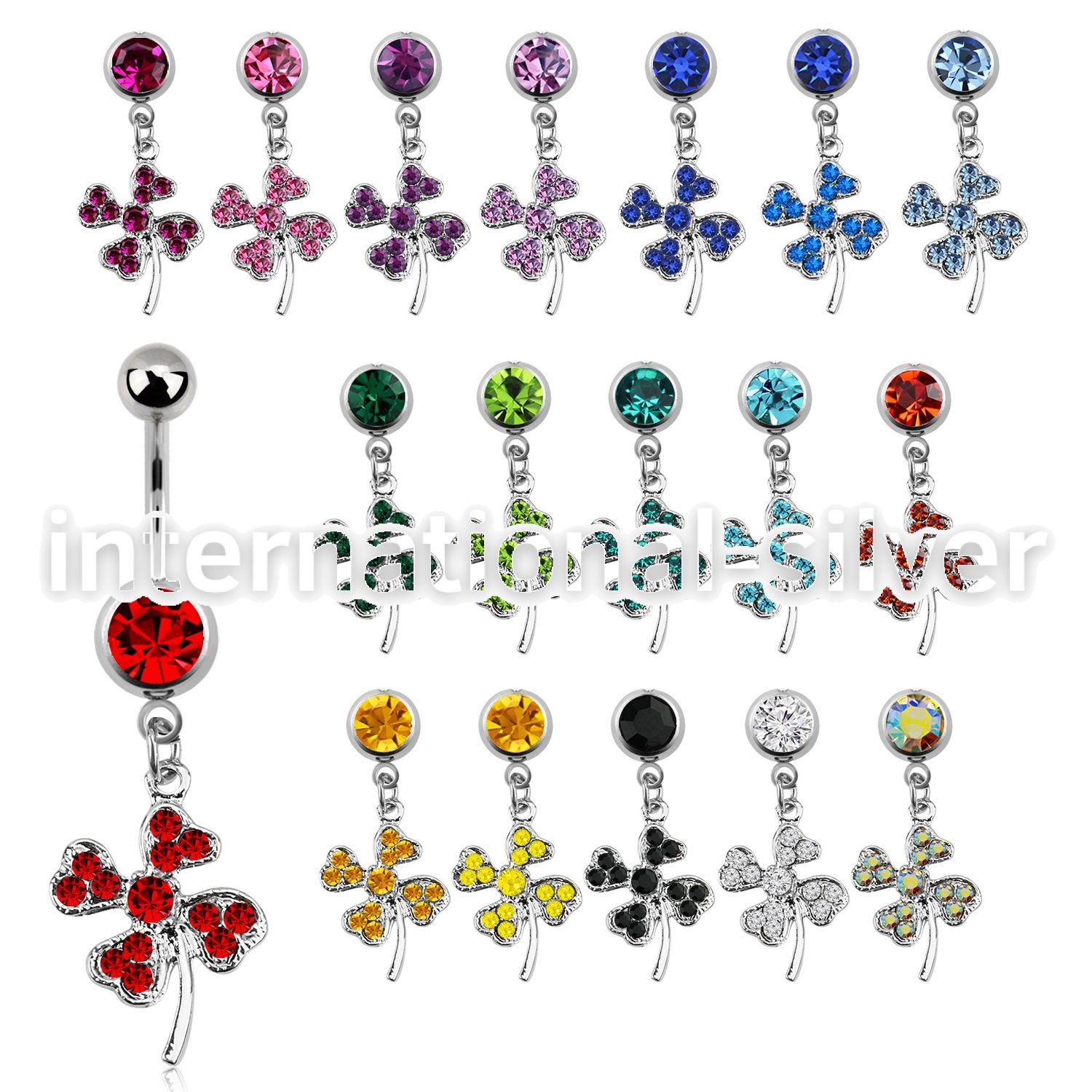 mcd541 belly rings surgical steel 316l belly button
