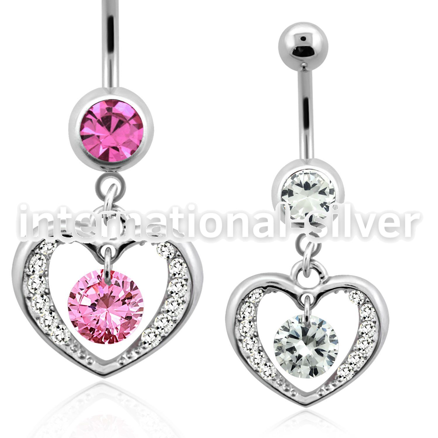 mcd571 belly rings surgical steel 316l belly button