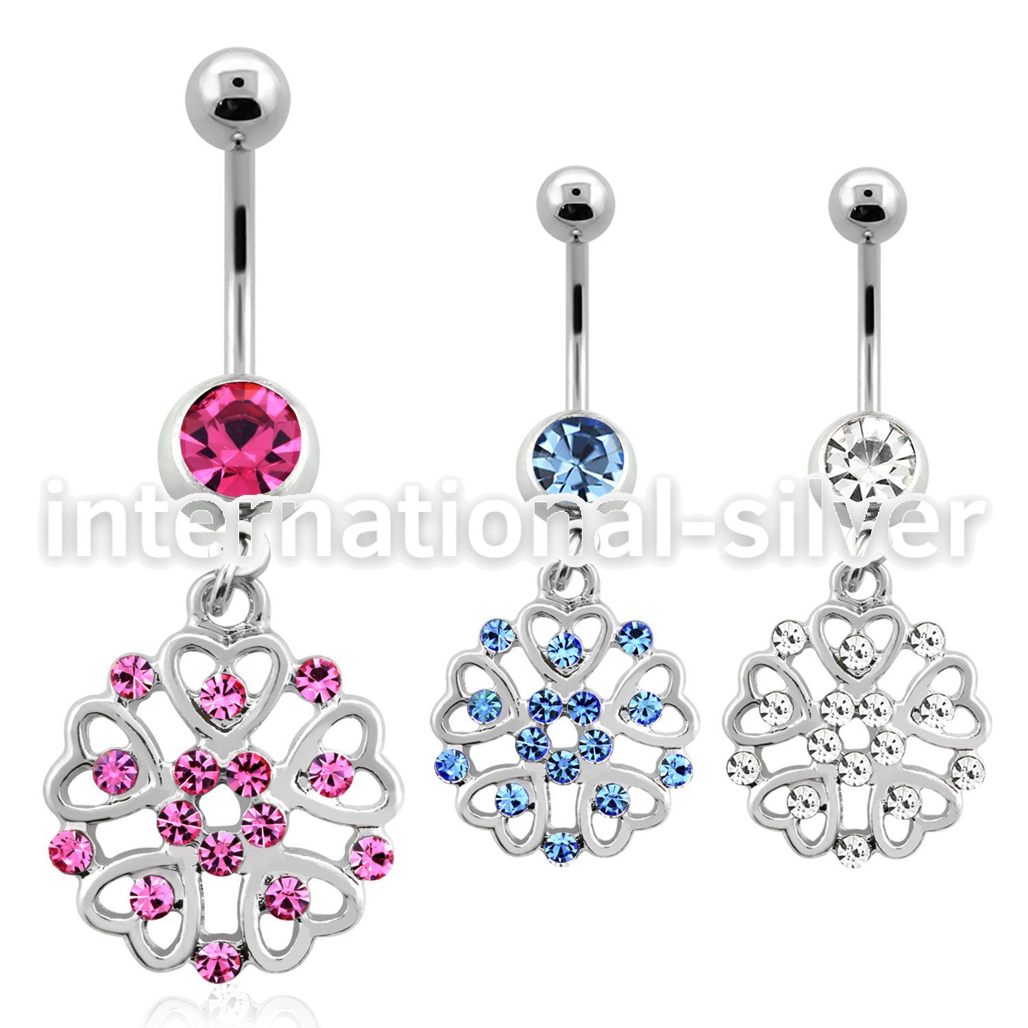 mcd573 belly rings surgical steel 316l belly button