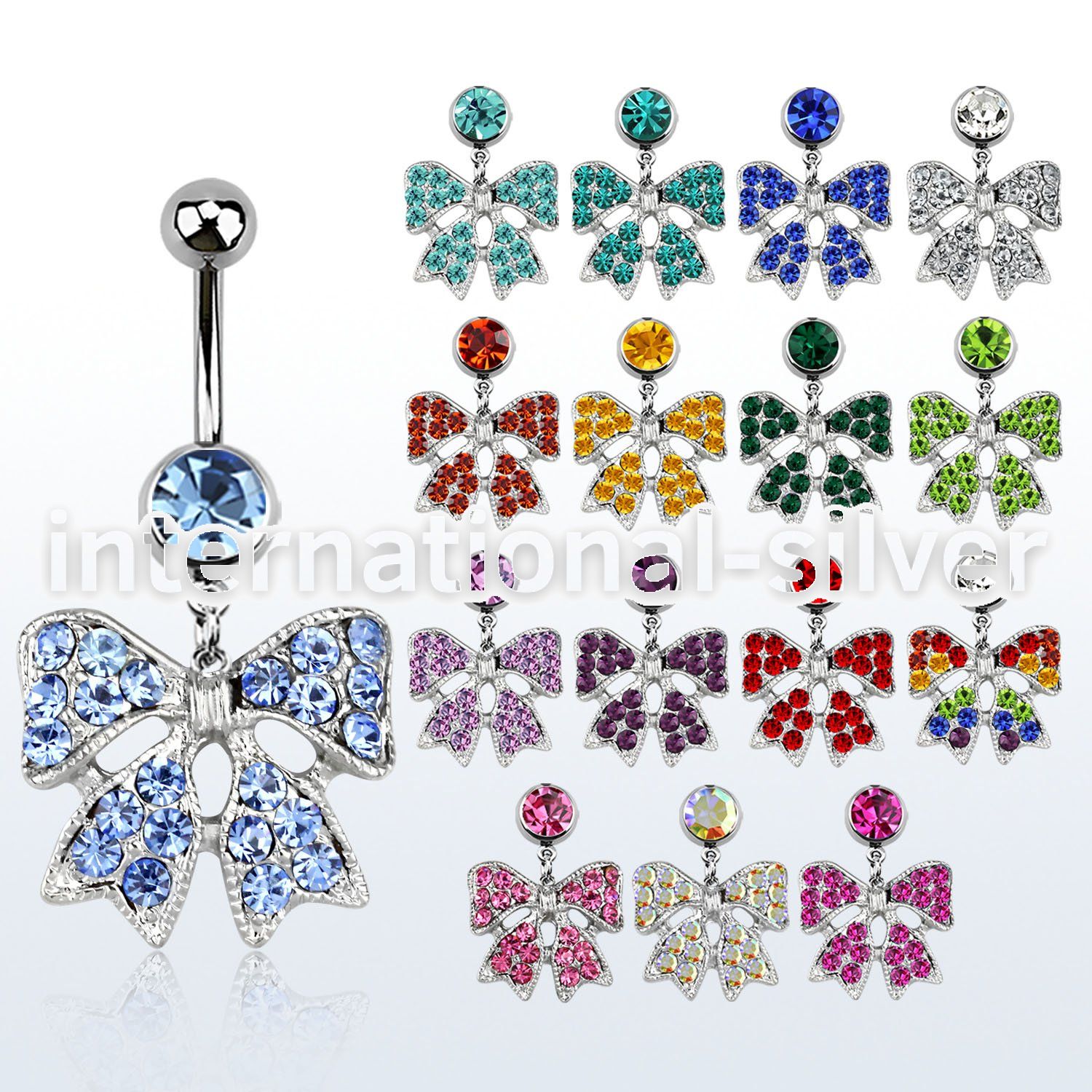 mcd595d belly rings surgical steel 316l belly button