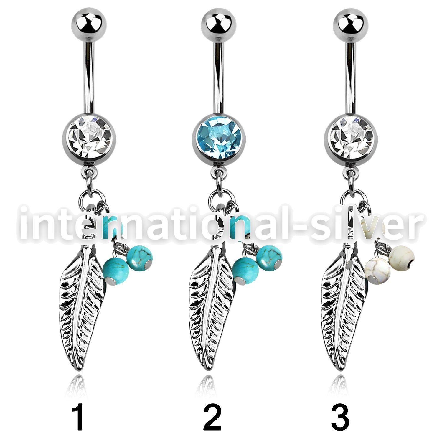 mcd601b belly rings surgical steel 316l belly button