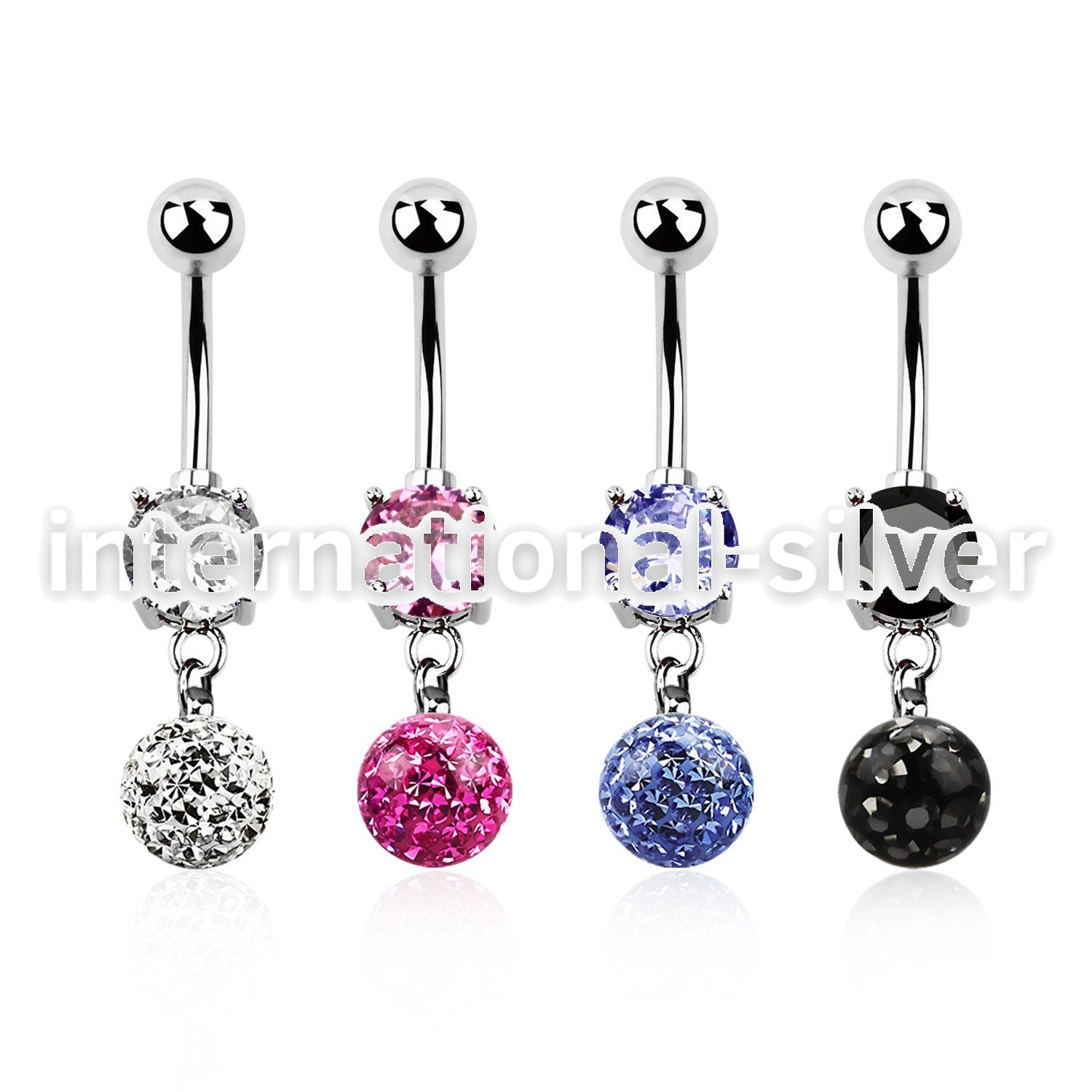 mcd625 belly rings surgical steel 316l belly button