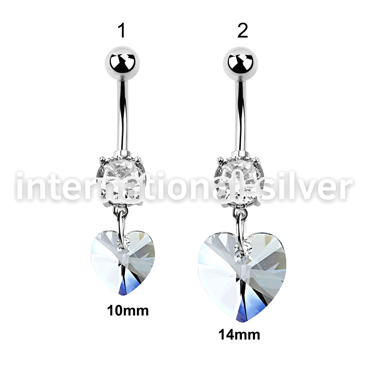mcd715 belly rings surgical steel 316l belly button
