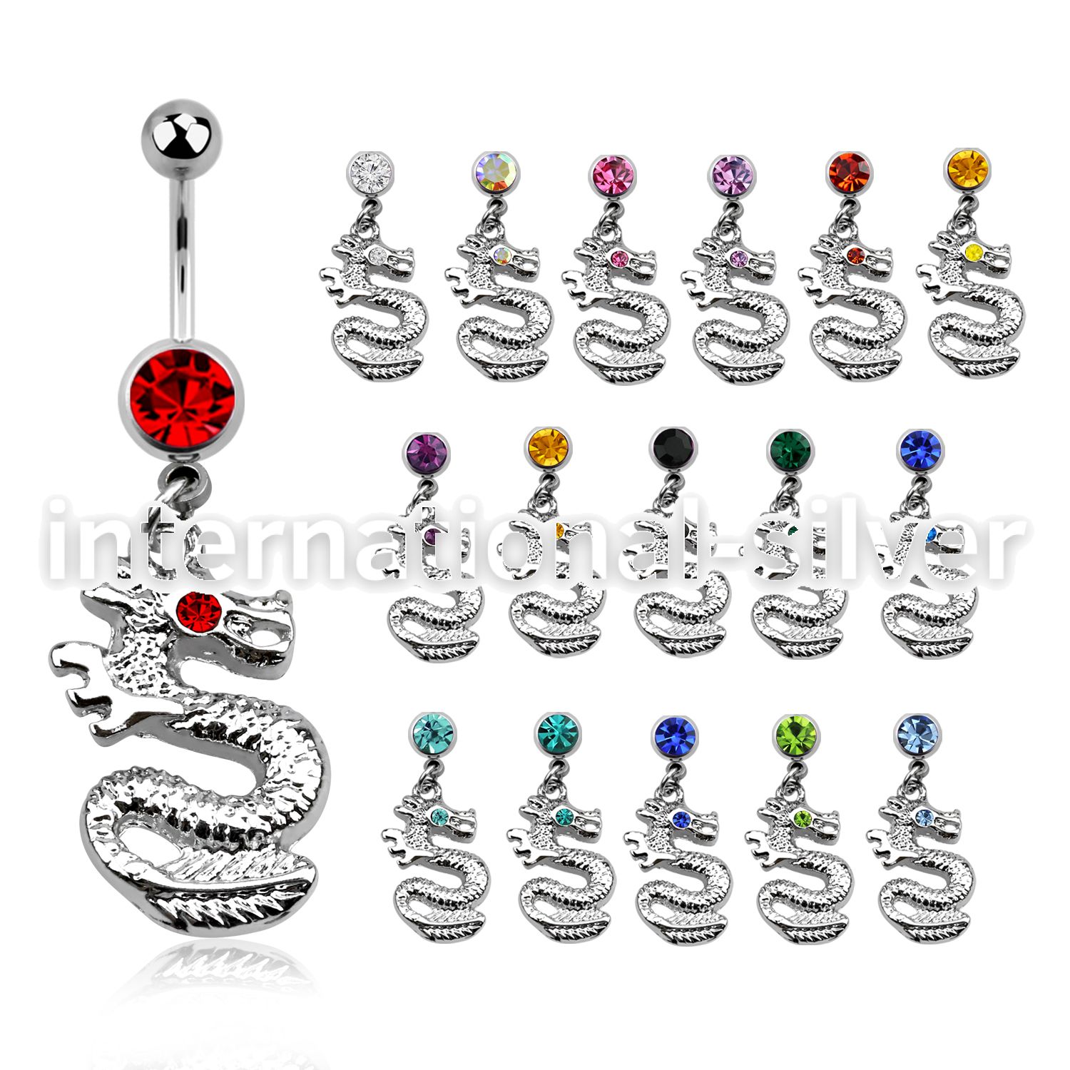 mcd721 belly rings surgical steel 316l belly button